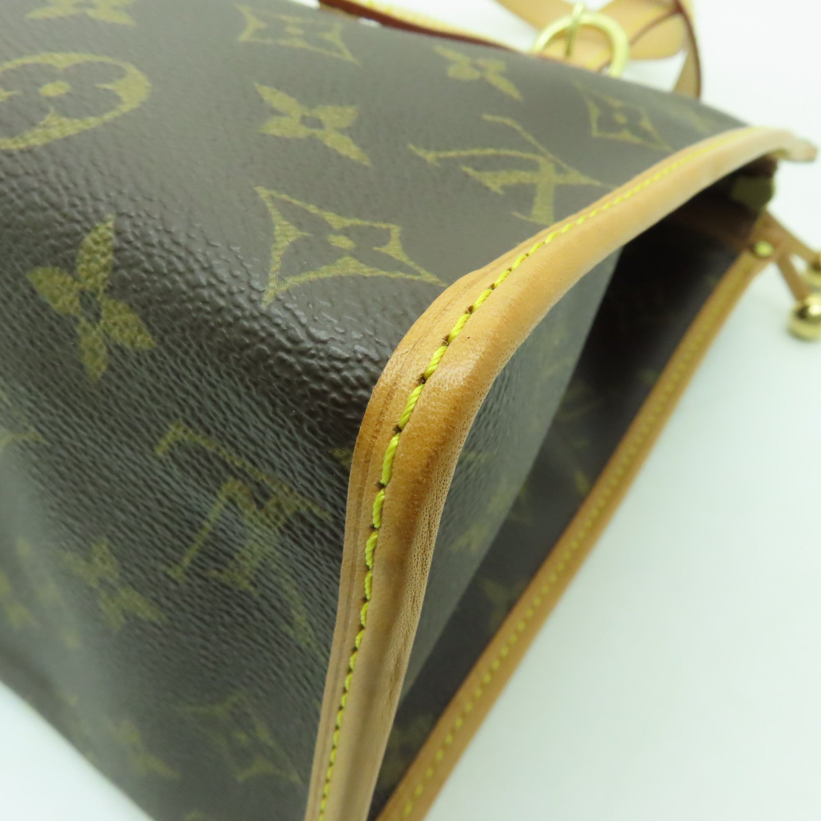 LOUIS VUITTON Monogram Popincourt Haut金扣手挽袋啡色
