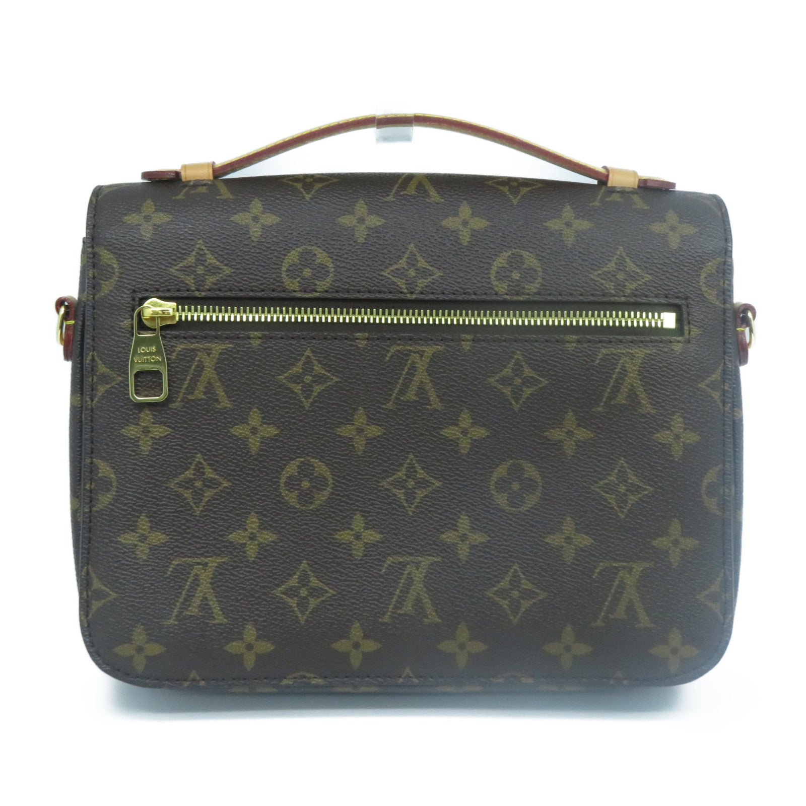 LOUIS VUITTON Monogram Pochette Metis金扣手挽肩背兩用袋啡色