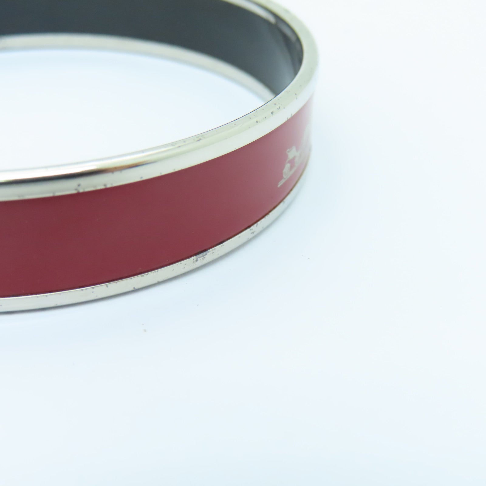HERMES 金屬Bangle手鐲紅色