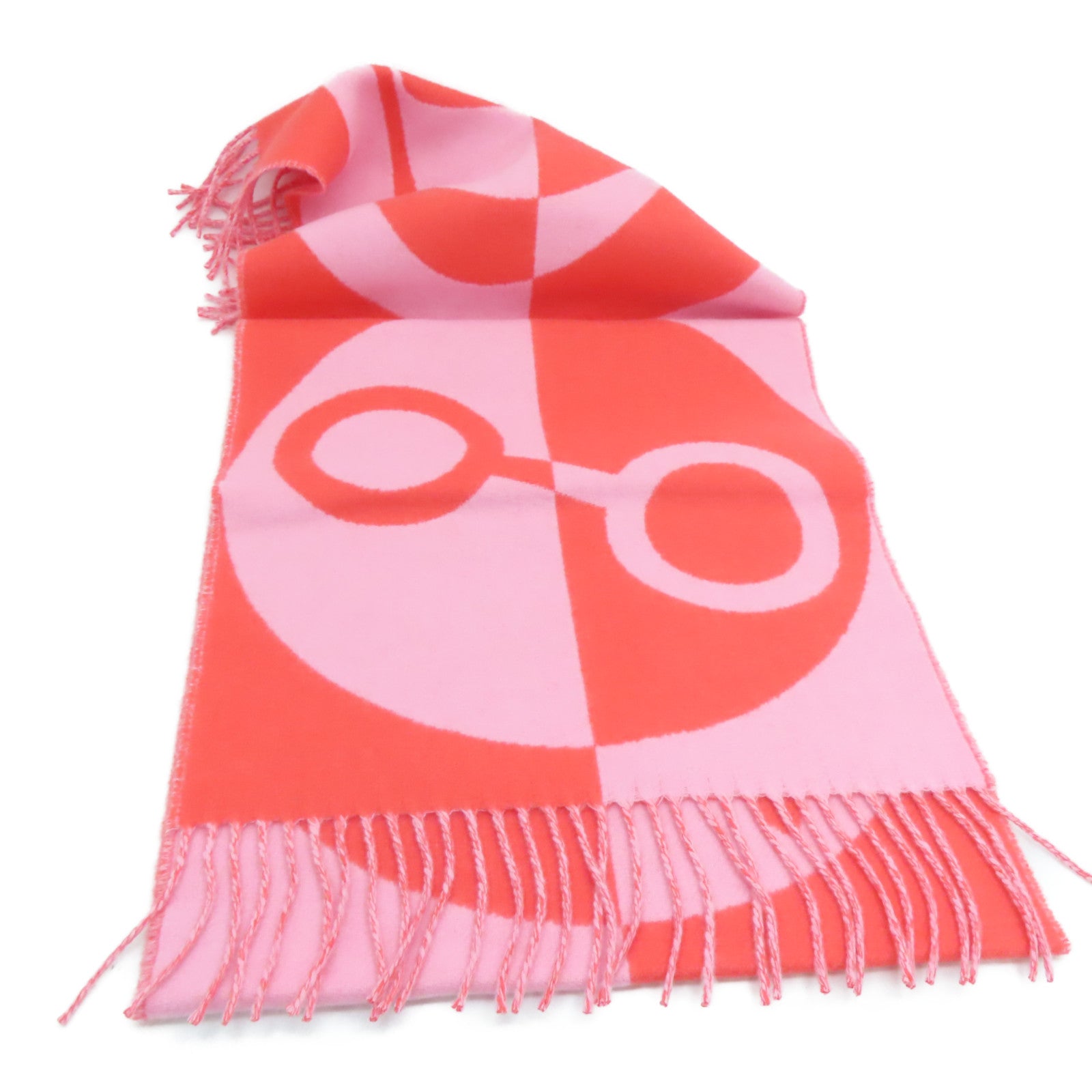HERMES Cashmere Scarf颈巾粉红色