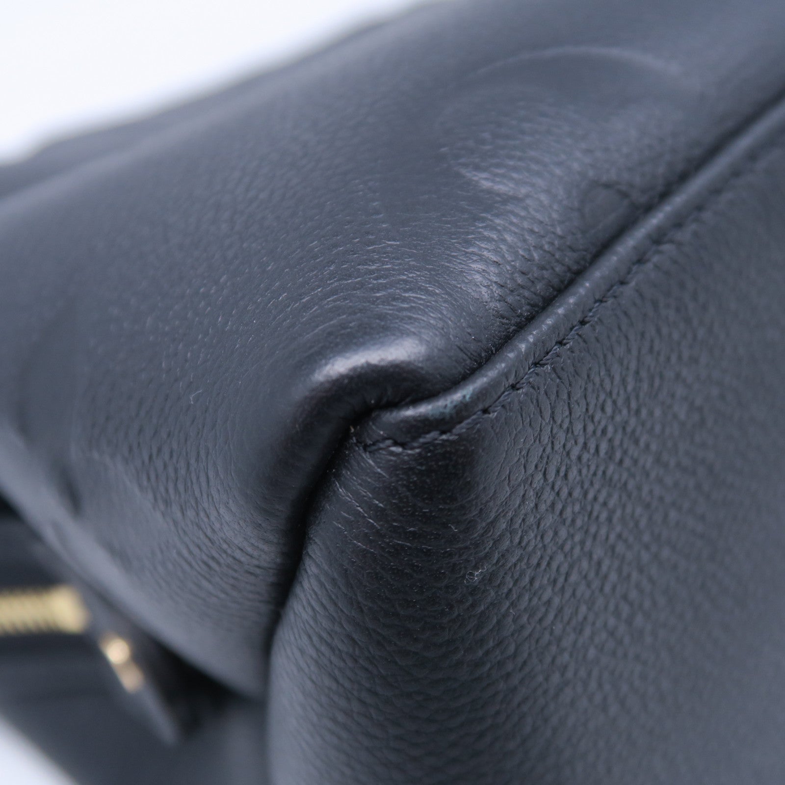 LOUIS VUITTON Monogram Empreinte Petit Palais金扣手挽肩背兩用袋黑色