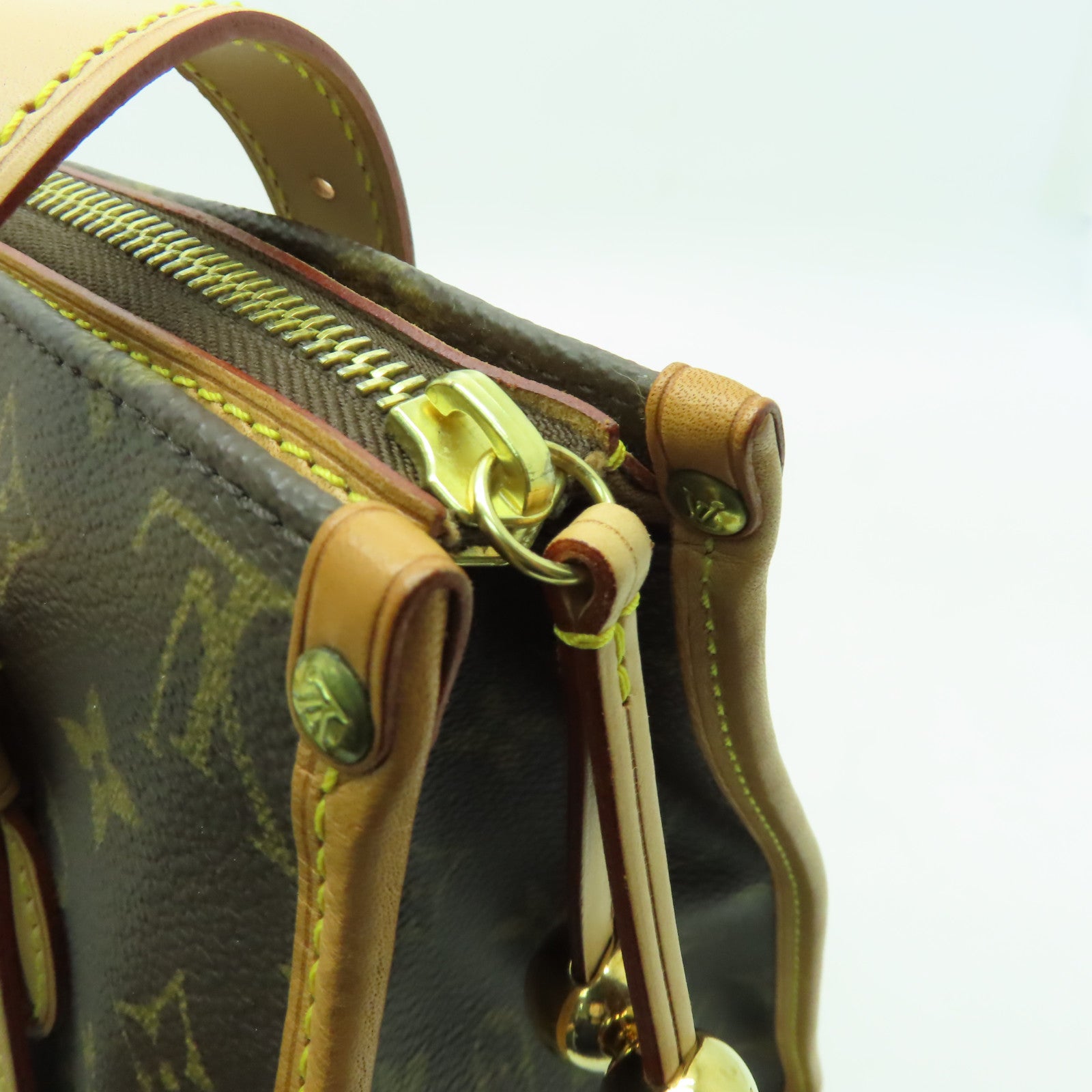 LOUIS VUITTON Monogram Popincourt Haut金扣手挽袋啡色