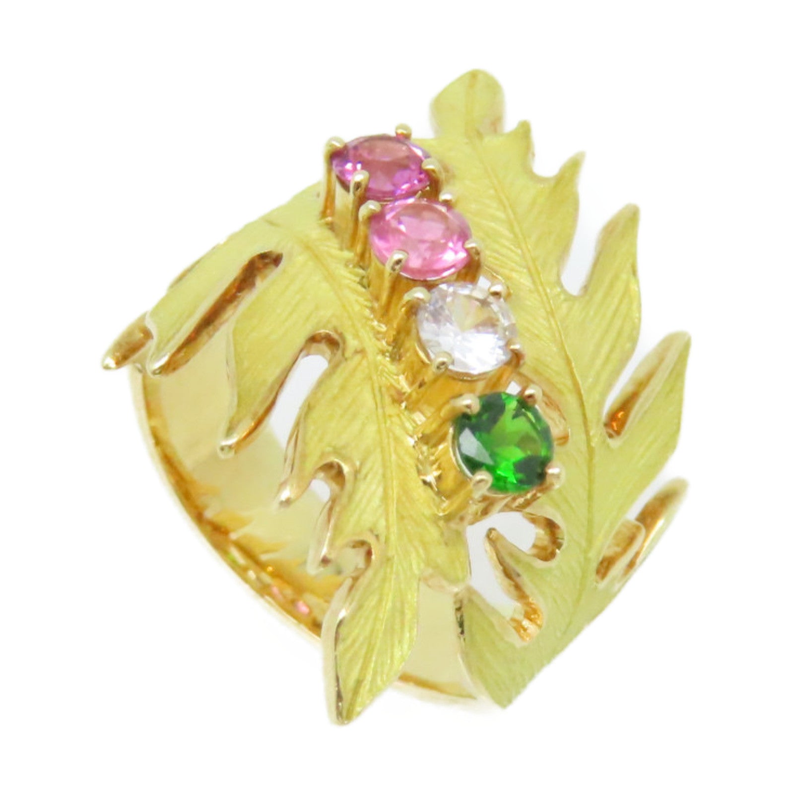 JEWELRY 【激減優惠】18K黃金Multi Stone Ring戒指US#7.25