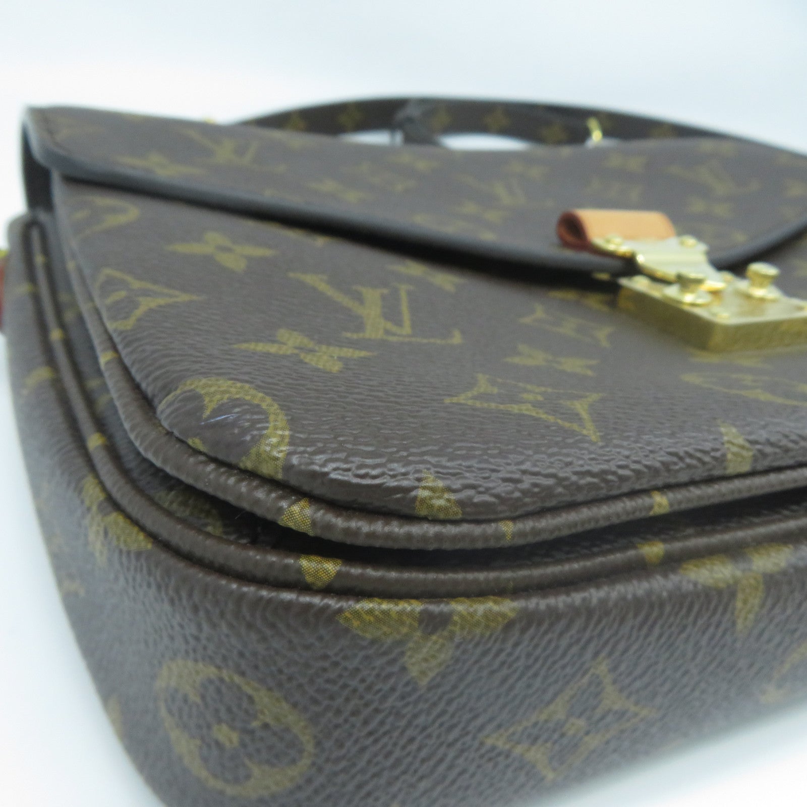 LOUIS VUITTON Monogram Pochette Metis金扣手挽肩背兩用袋啡色