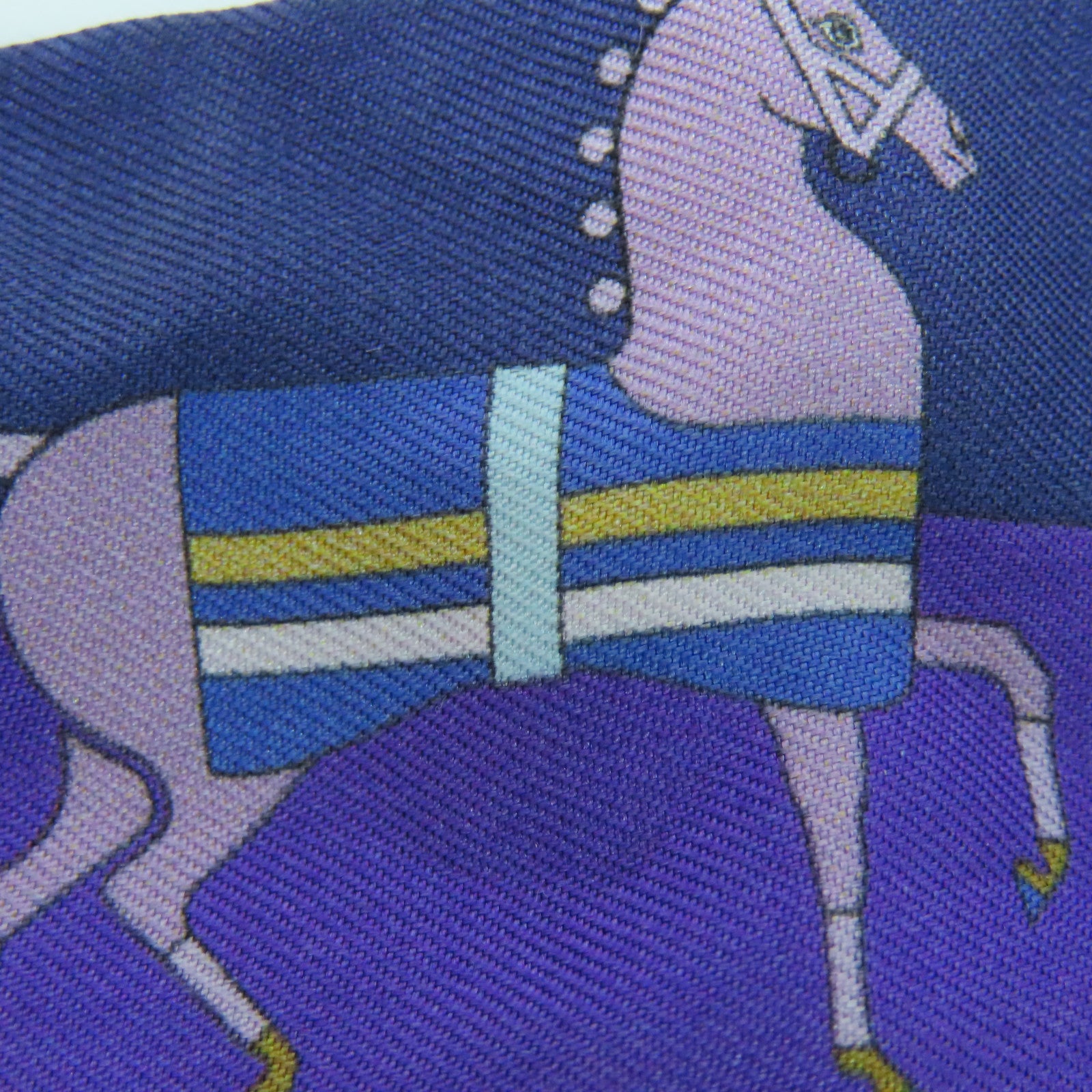 HERMES 絲質Twilly Scarf絲巾藍色