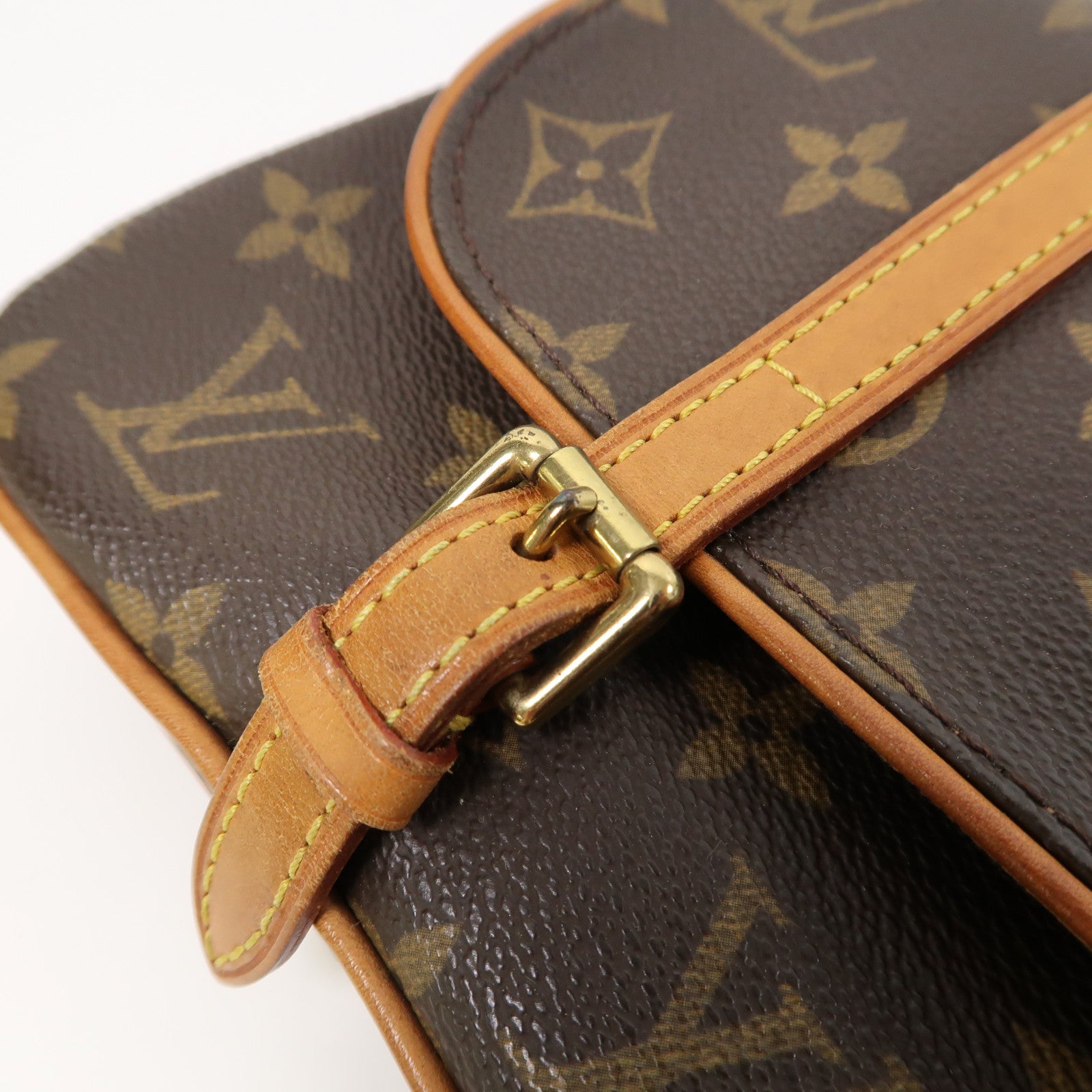 LOUIS VUITTON Monogram Murrell金扣肩背袋啡色