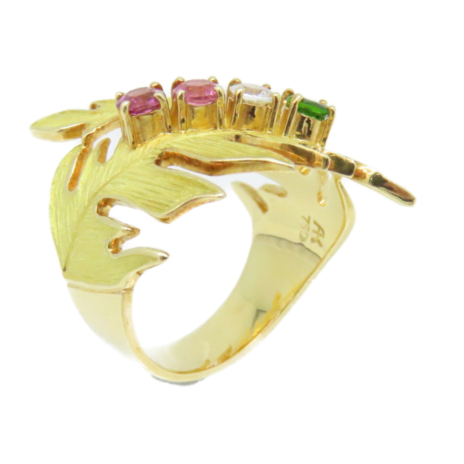JEWELRY 【激減優惠】18K黃金Multi Stone Ring戒指US#7.25