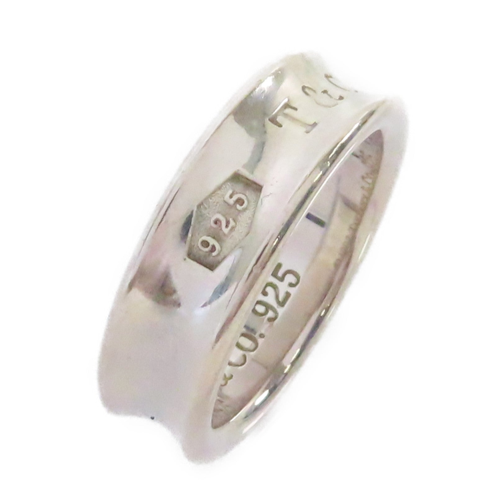 TIFFANY＆CO 925純銀1837 Narrow Ring戒指US#8.5
