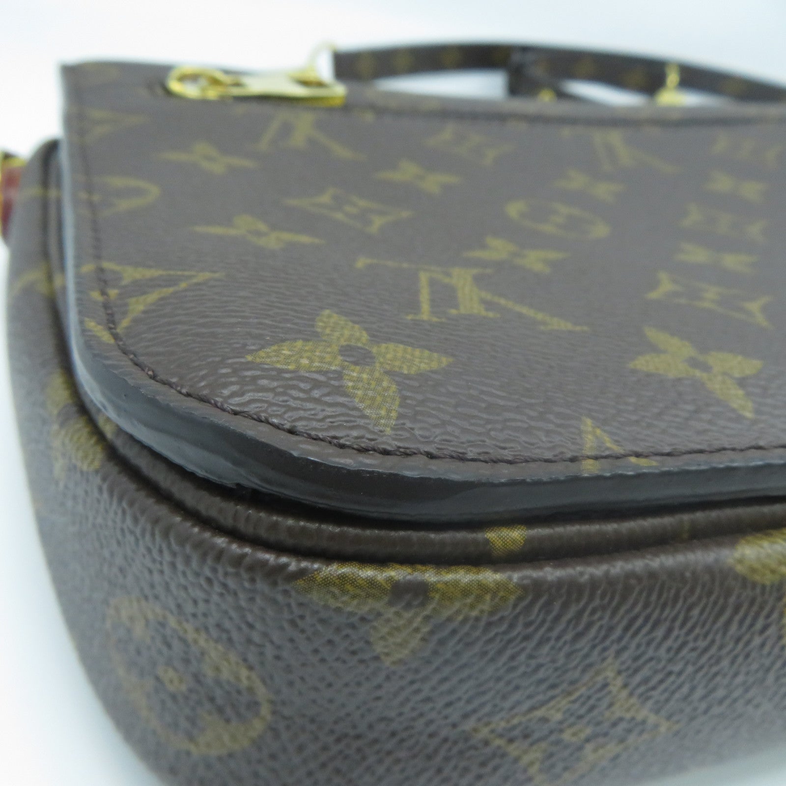 LOUIS VUITTON Monogram Pochette Metis金扣手挽肩背兩用袋啡色