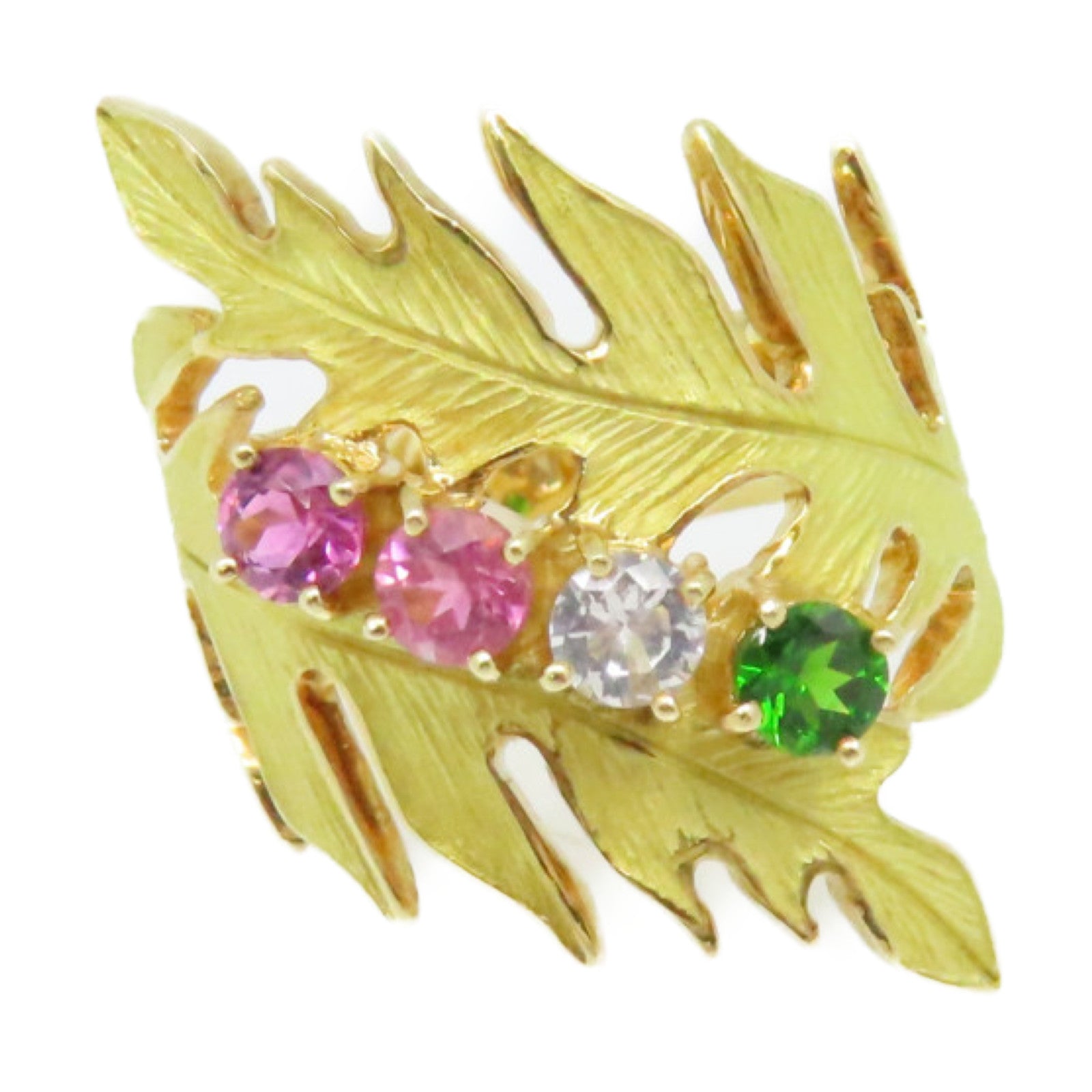 JEWELRY 【激減優惠】18K黃金Multi Stone Ring戒指US#7.25