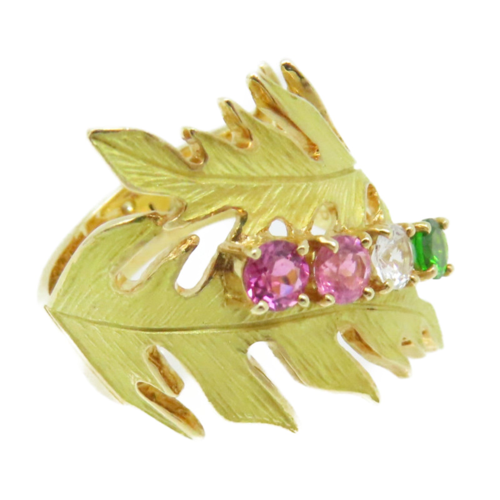 JEWELRY 【激減優惠】18K黃金Multi Stone Ring戒指US#7.25