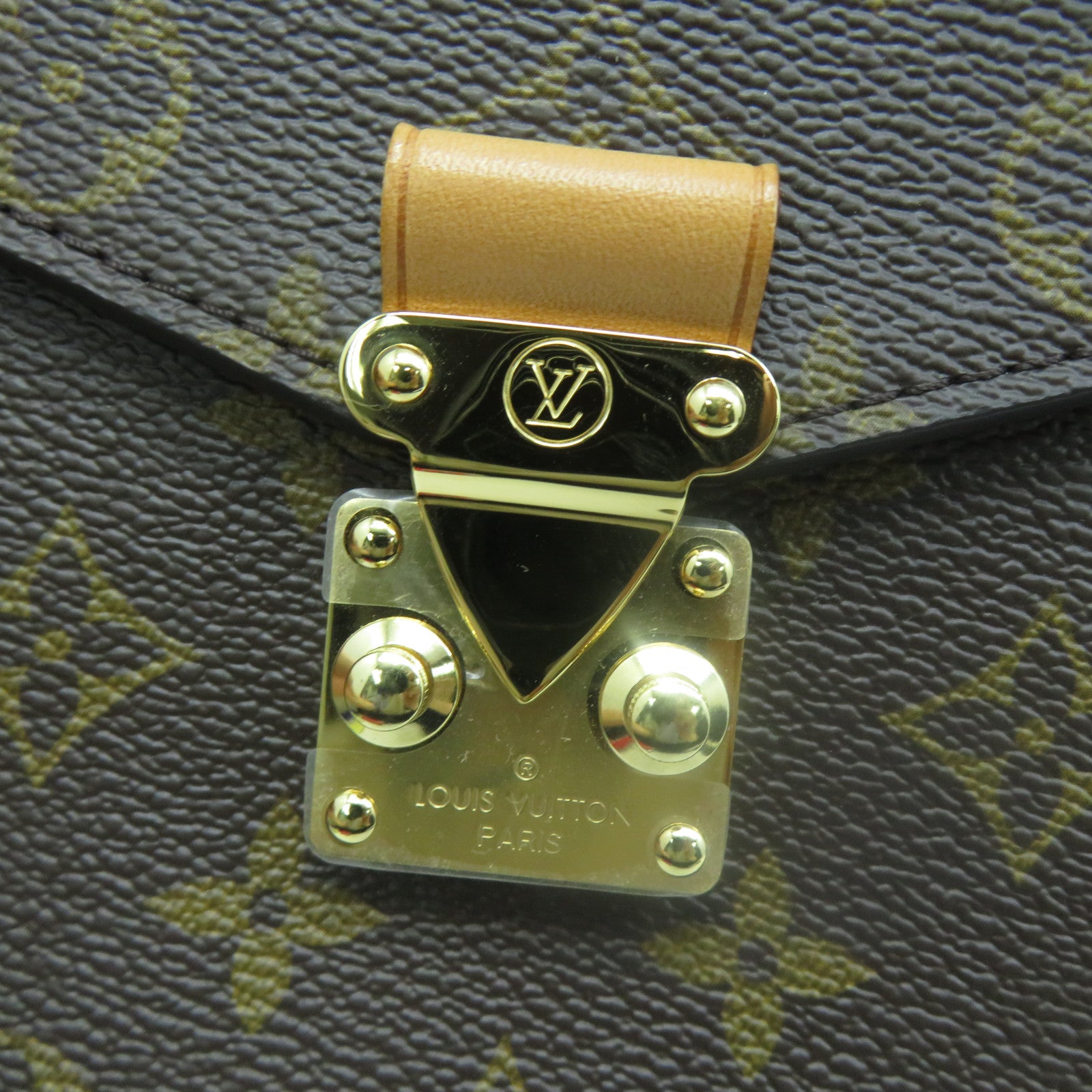 LOUIS VUITTON Monogram Pochette Metis金扣手挽肩背兩用袋啡色