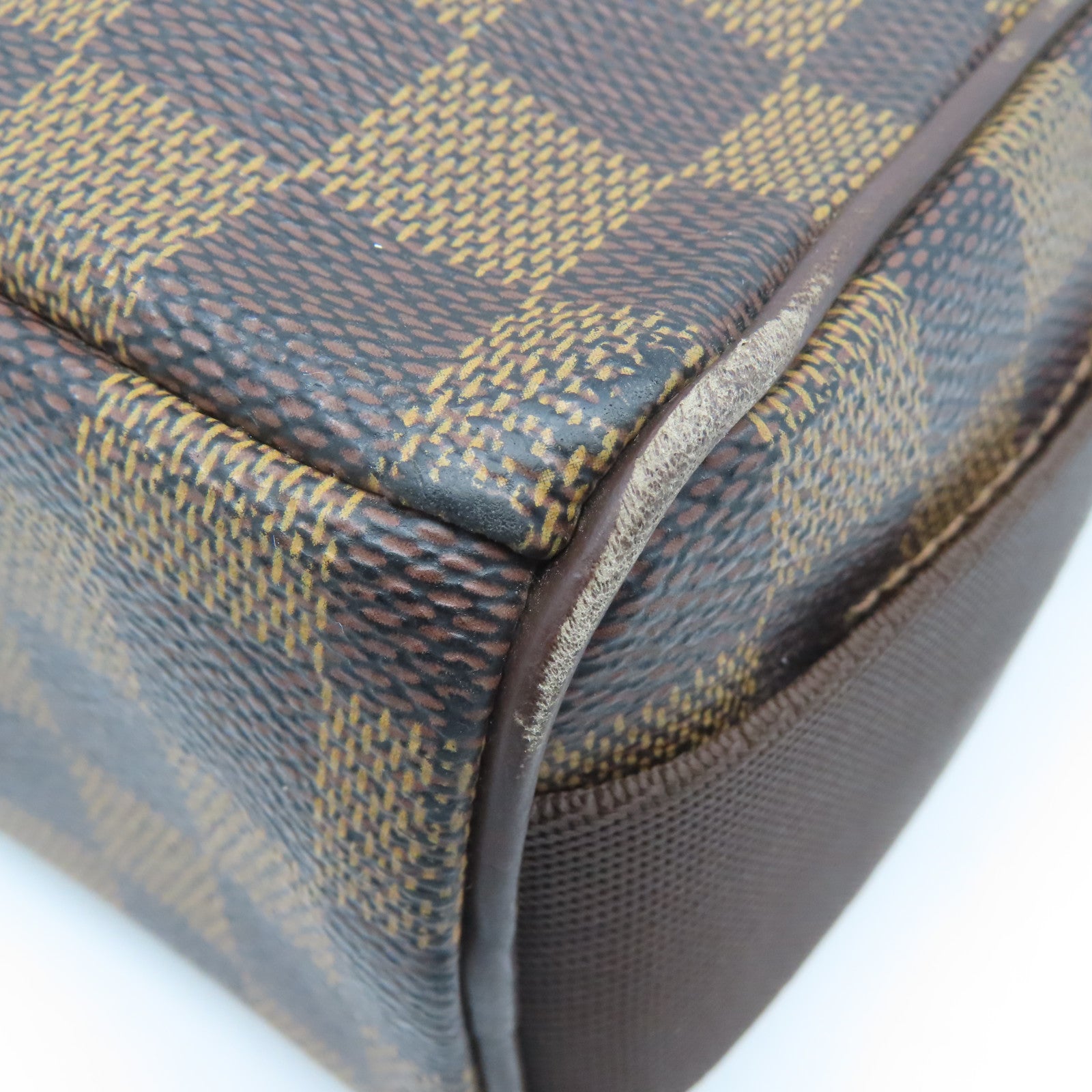 LOUIS VUITTON Damier Olav PM金扣肩背袋啡色