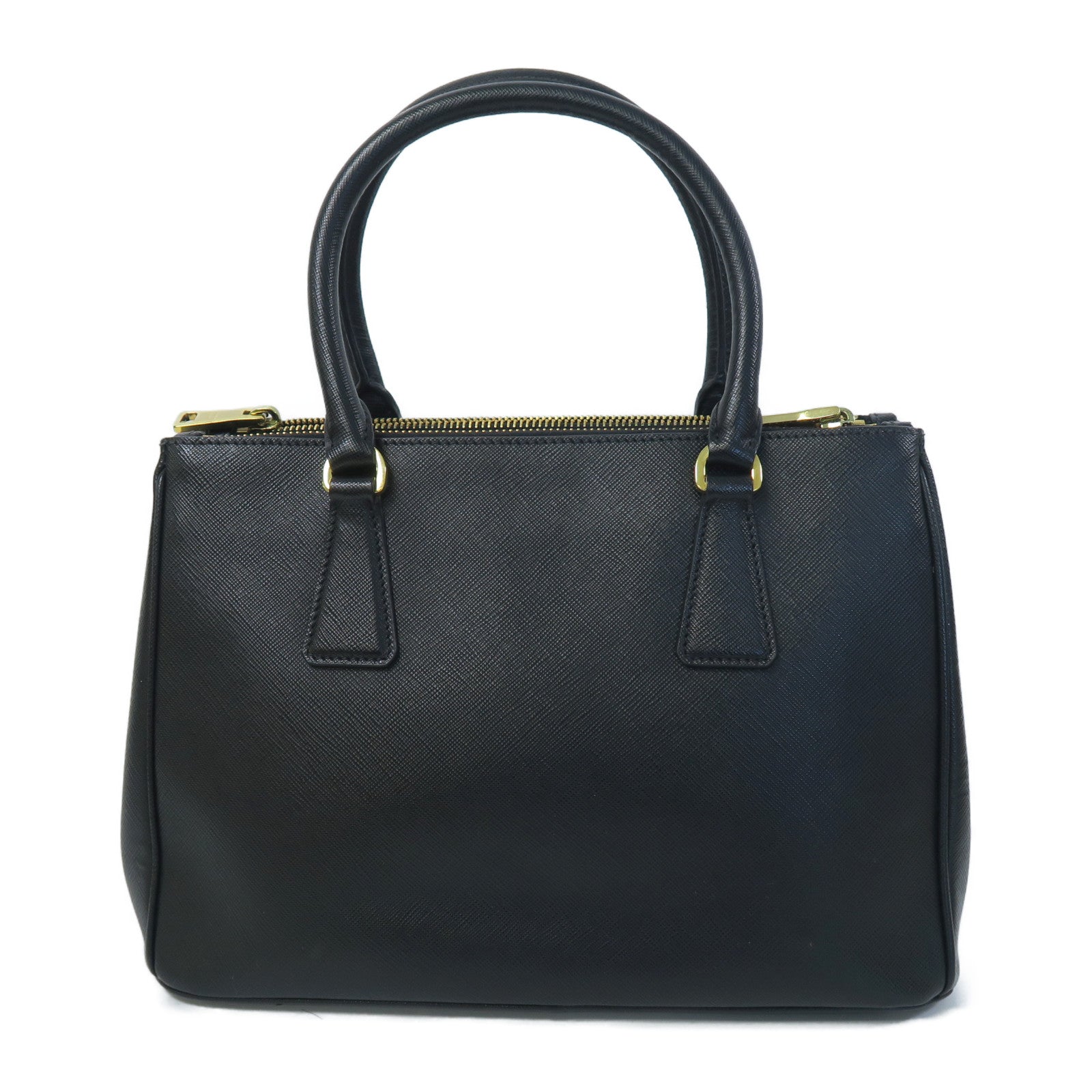 PRADA 牛皮皮革Galleria 2 Way Shoulder金扣手挽肩背兩用袋黑色