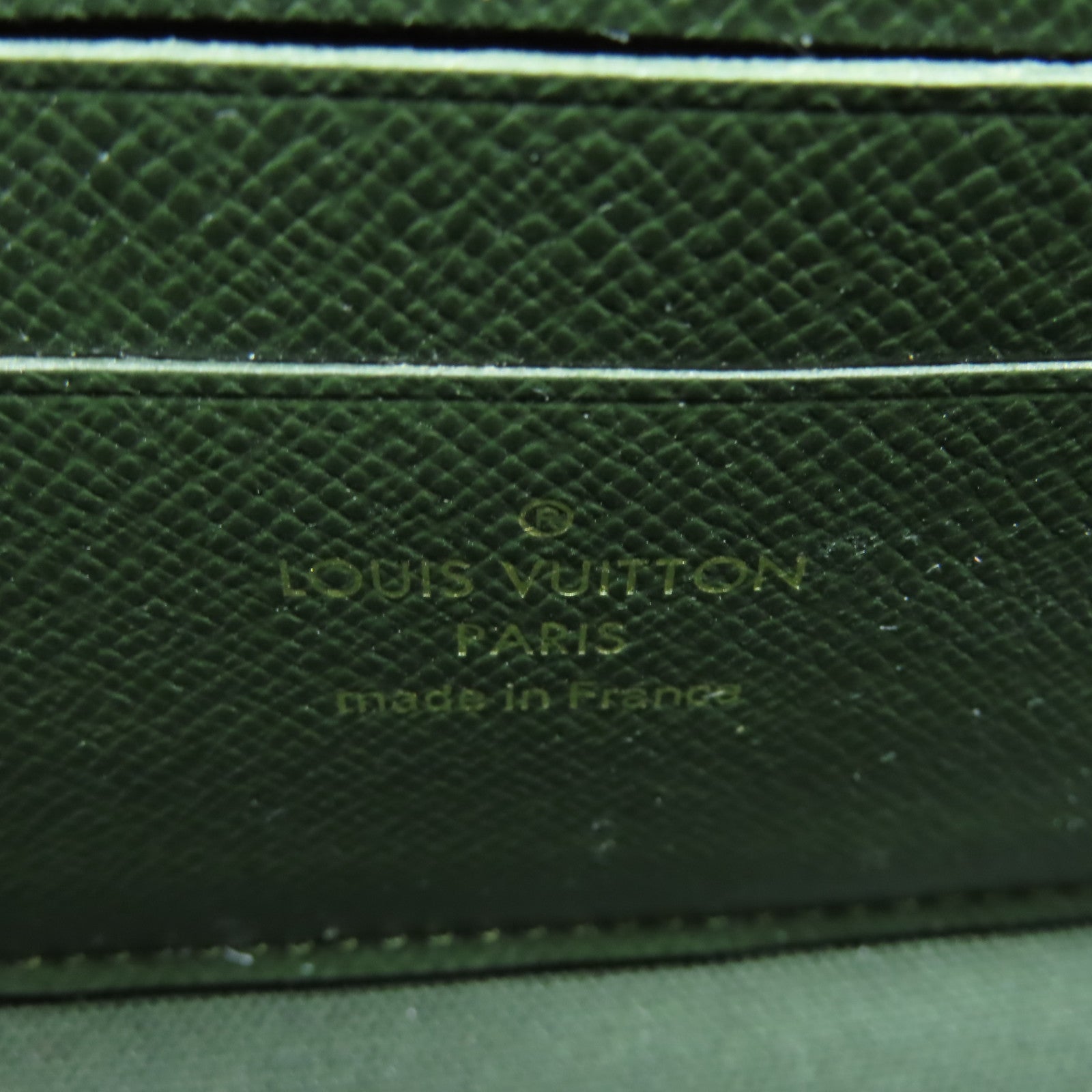 LOUIS VUITTON Monogram Felicie Strap & Go金扣肩背袋啡色/綠色