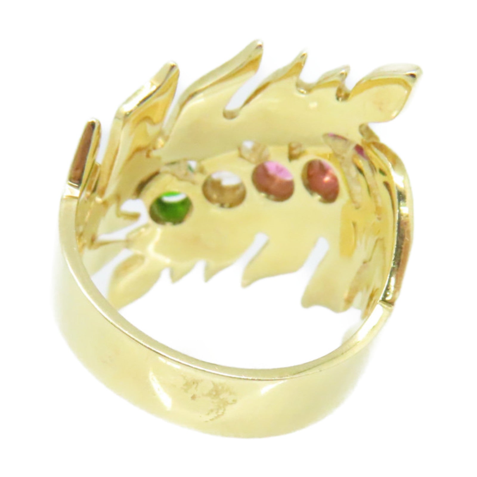 JEWELRY 【激減優惠】18K黃金Multi Stone Ring戒指US#7.25