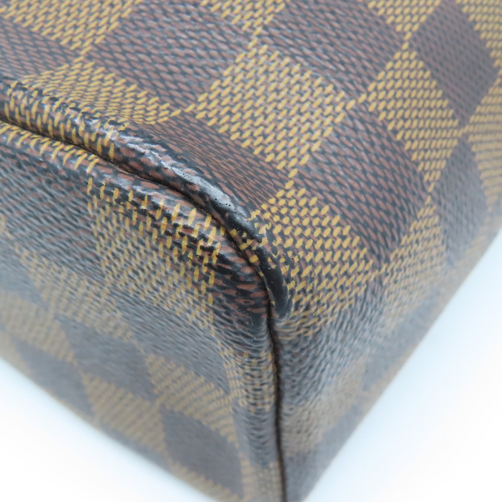 LOUIS VUITTON Damier Olav PM金扣肩背袋啡色