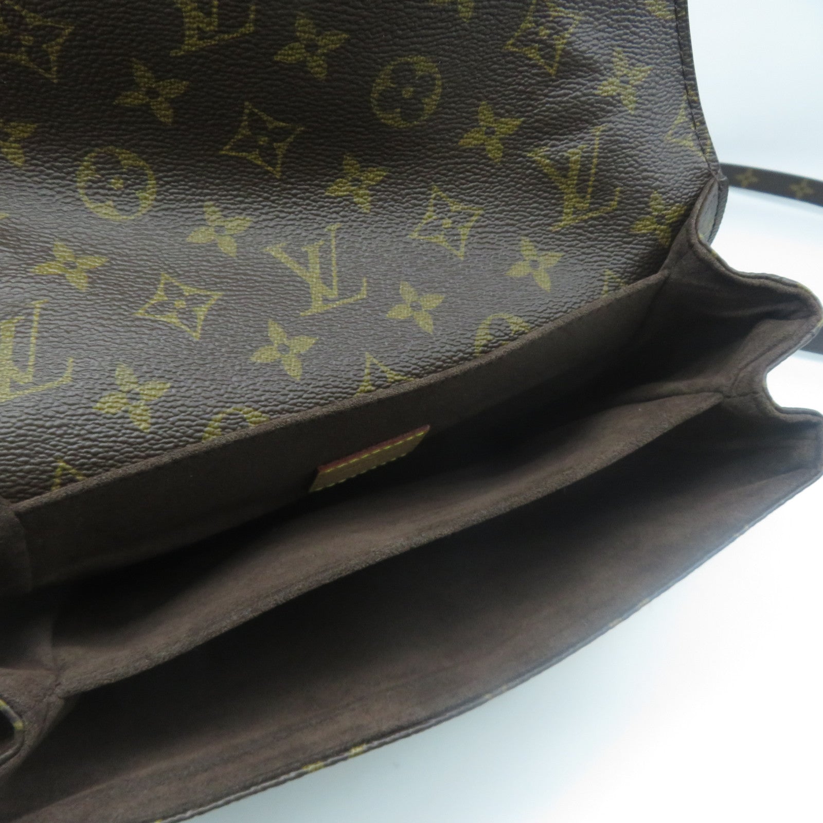 LOUIS VUITTON Monogram Pochette Metis金扣手挽肩背兩用袋啡色
