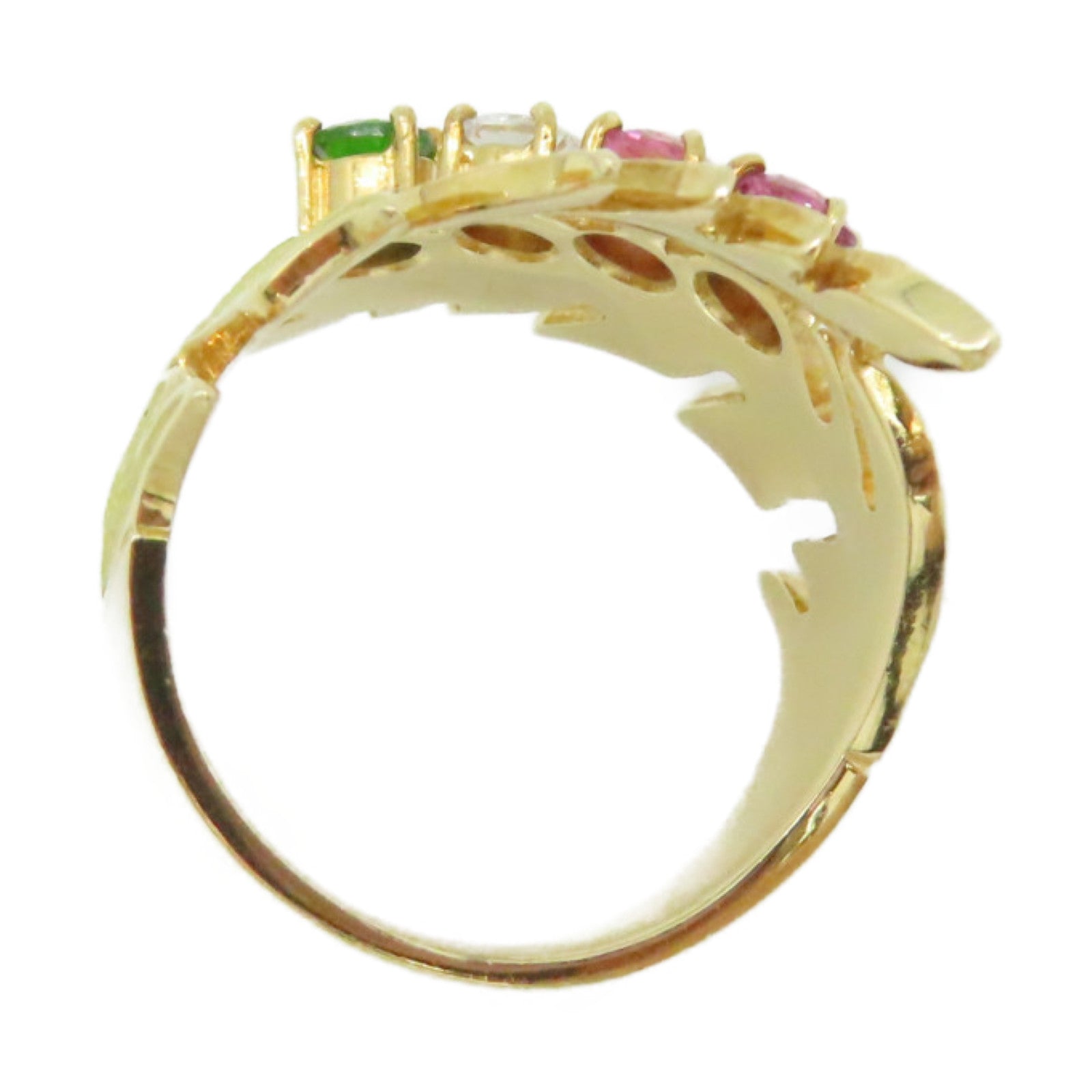 JEWELRY 【激減優惠】18K黃金Multi Stone Ring戒指US#7.25