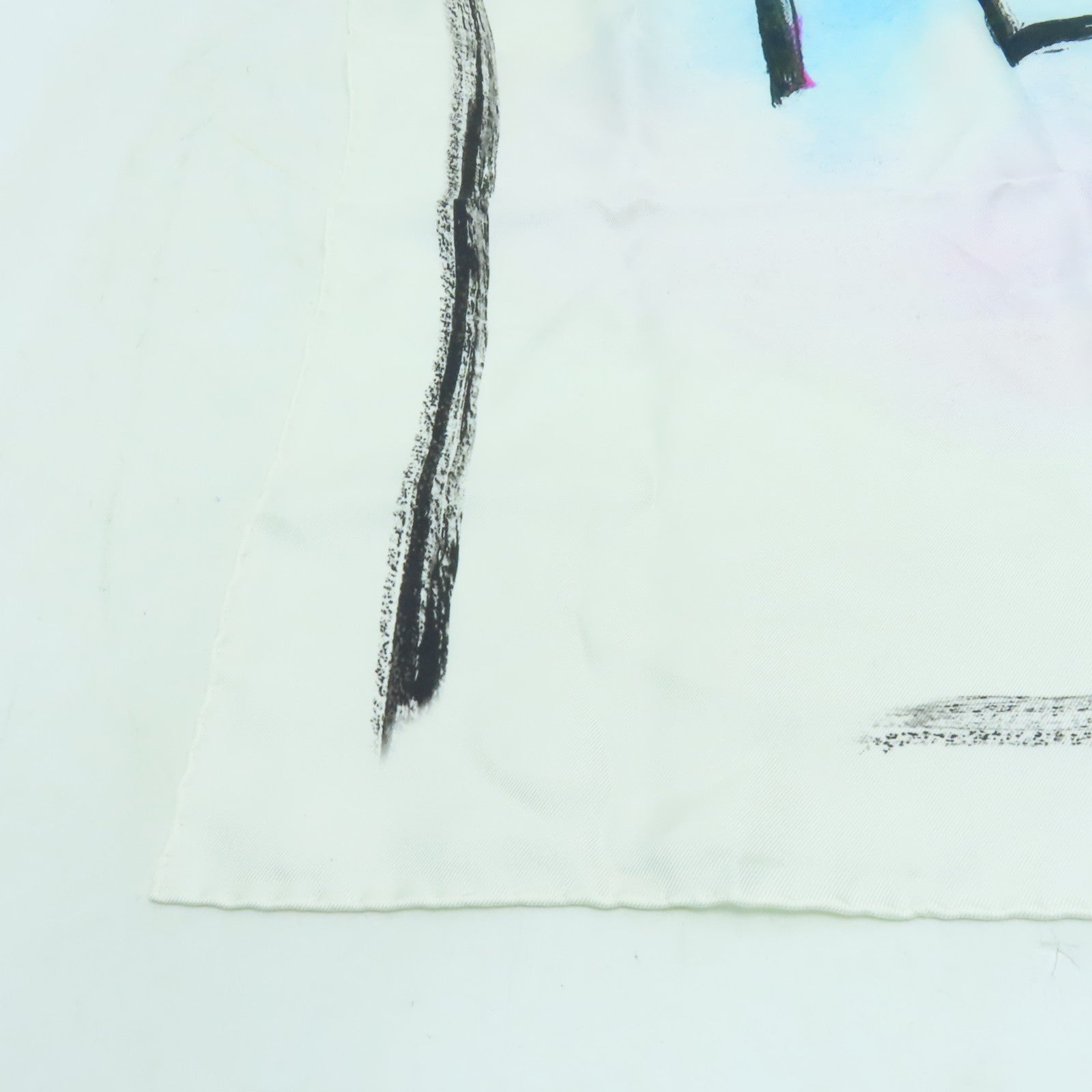 FENDI 絲質Scarf絲巾白色/彩色