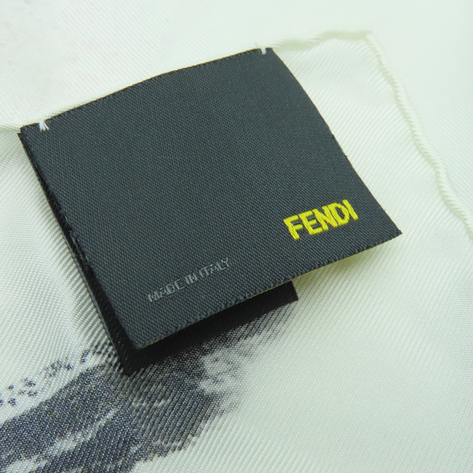 FENDI 絲質Scarf絲巾白色/彩色