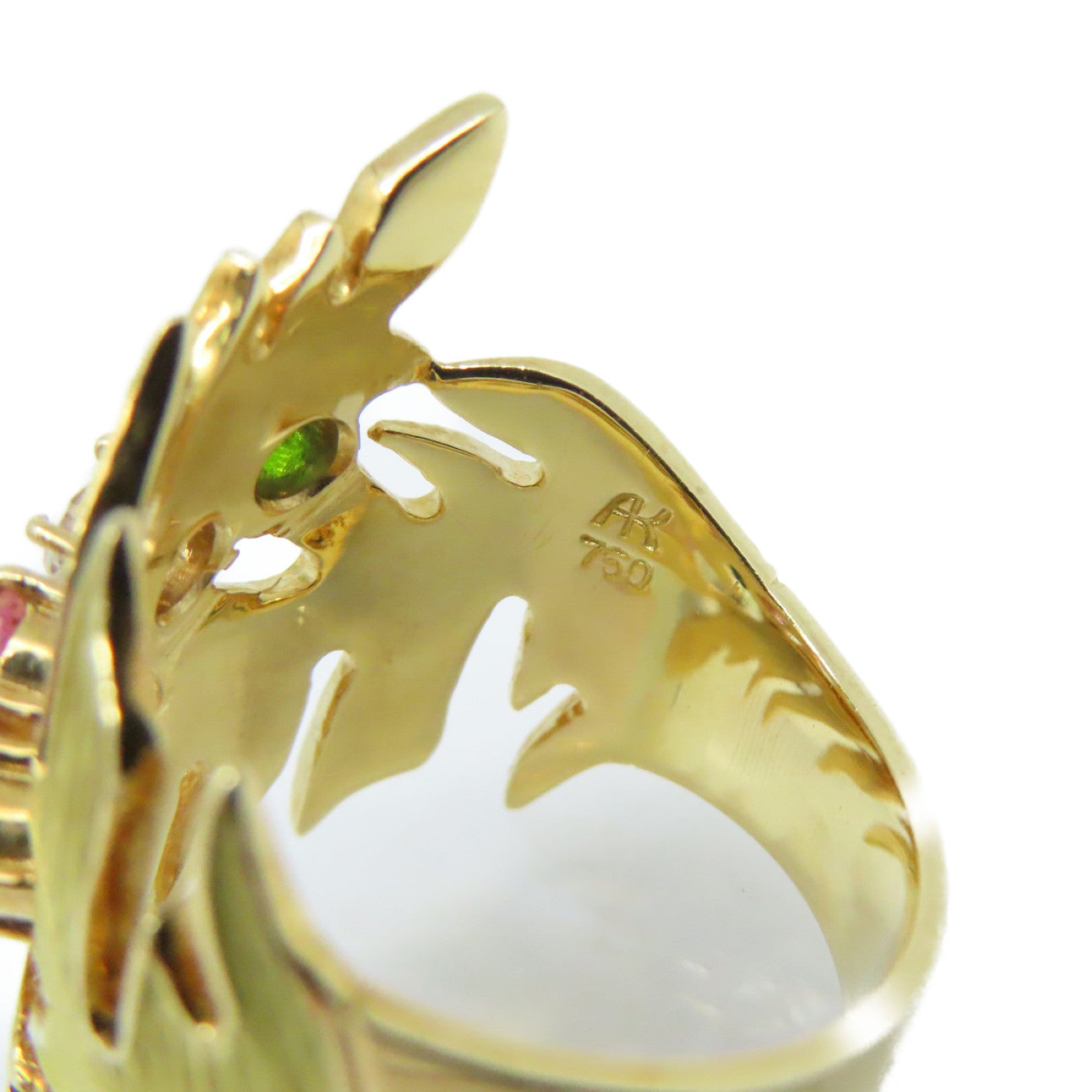 JEWELRY 【激減優惠】18K黃金Multi Stone Ring戒指US#7.25