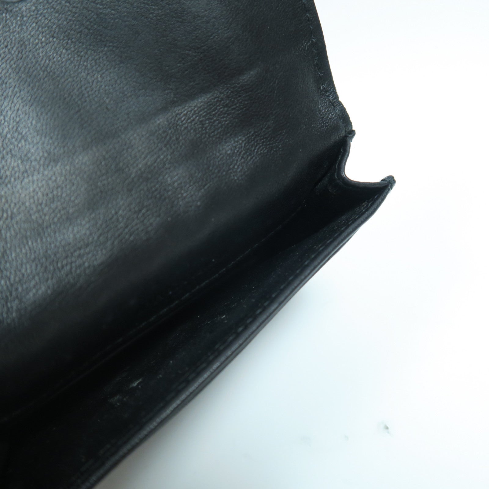 BOTTEGA VENETA 織紋羊皮皮革Coin Case金扣零錢包黑色