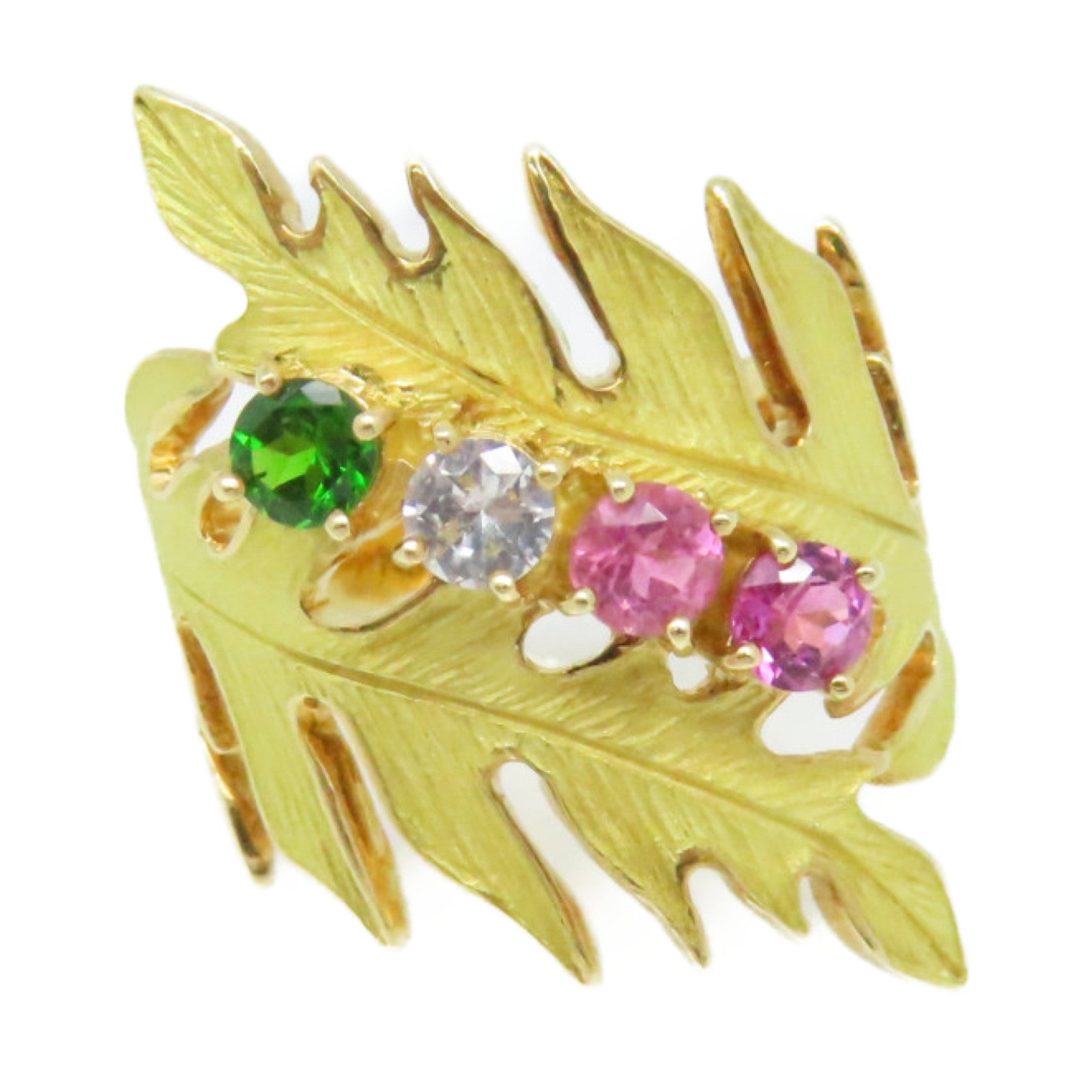 JEWELRY 【激減優惠】18K黃金Multi Stone Ring戒指US#7.25