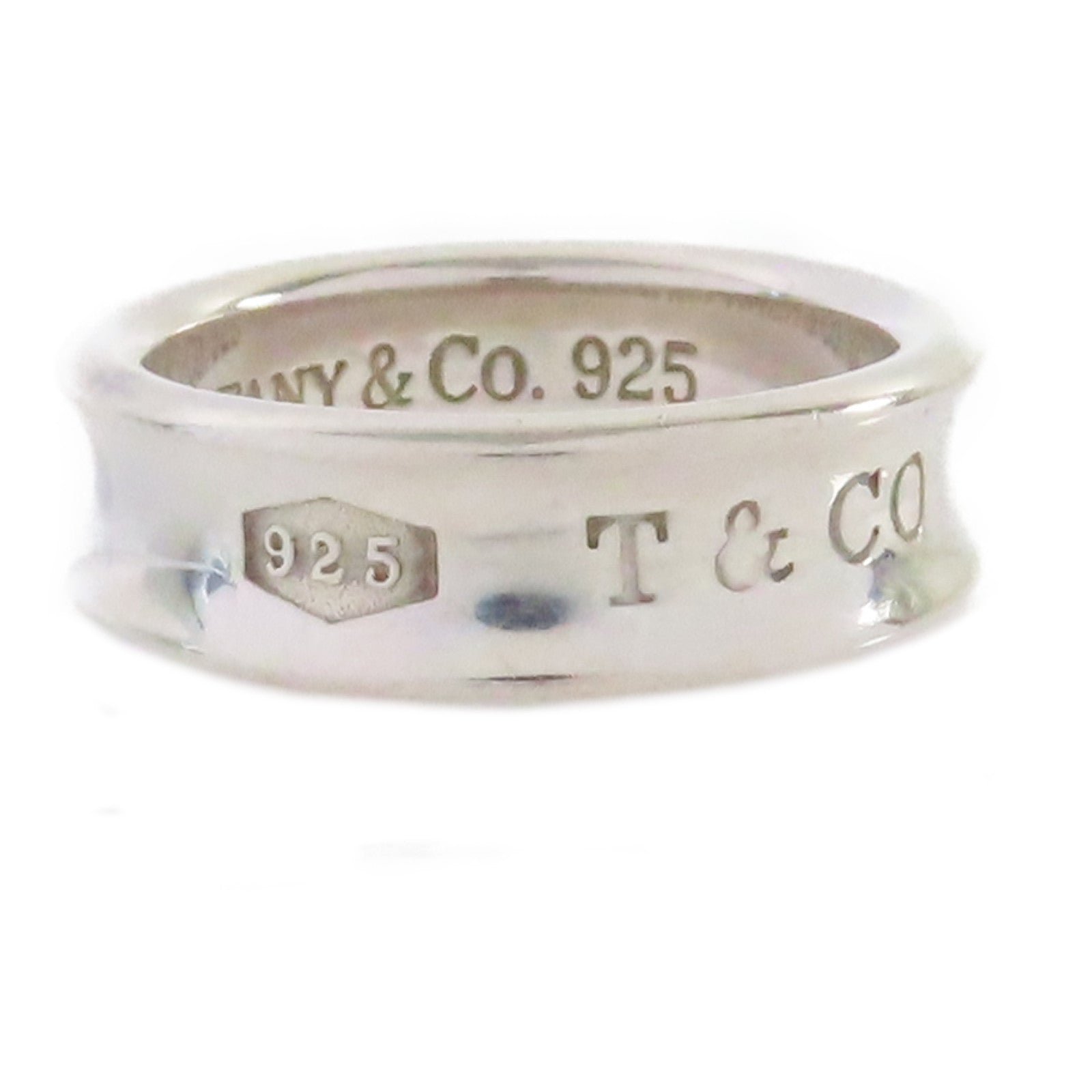 TIFFANY＆CO 925純銀1837 Narrow Ring戒指US#8.5