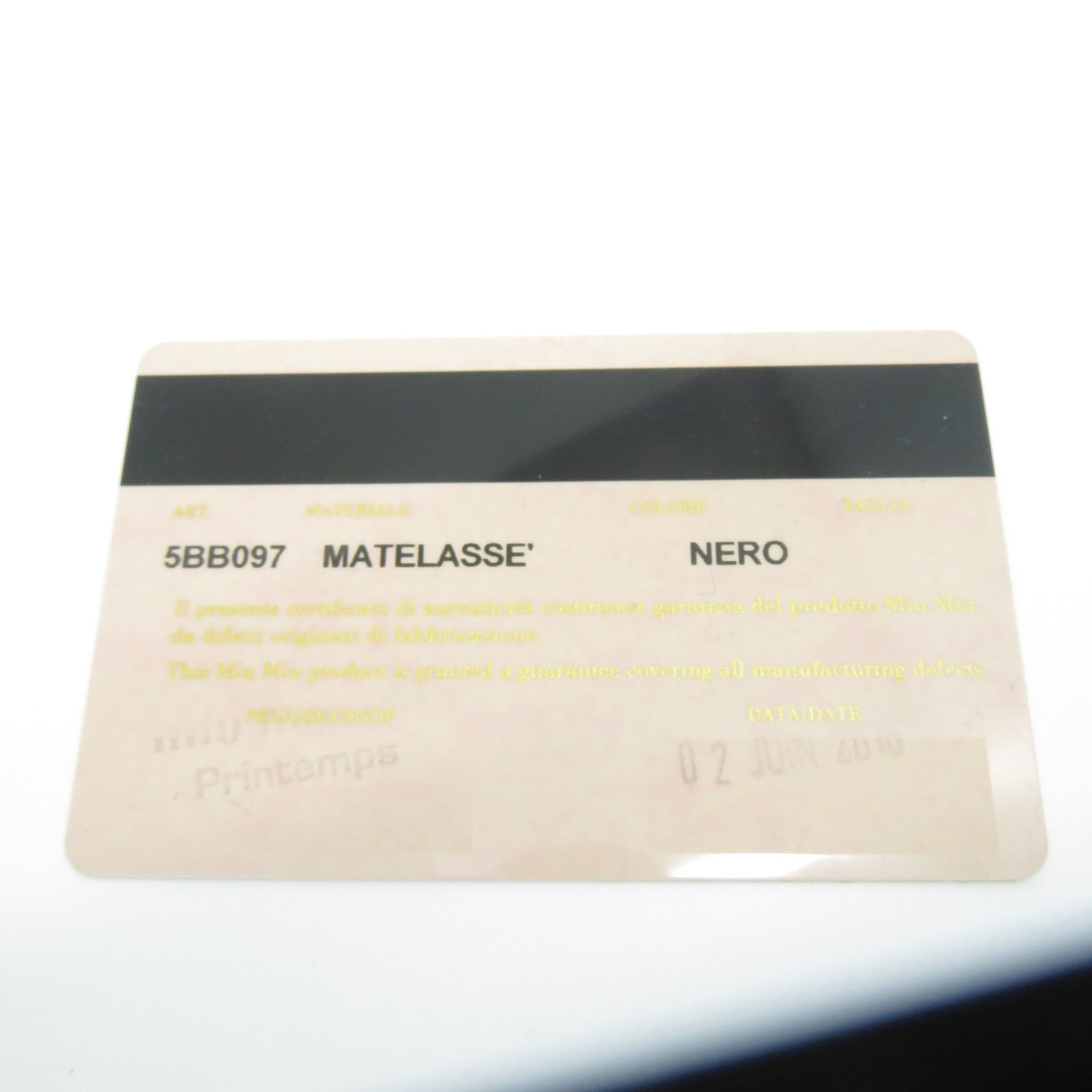 Miu Miu 牛皮皮革2 Way Shoulder金扣手挽肩背兩用袋黑色