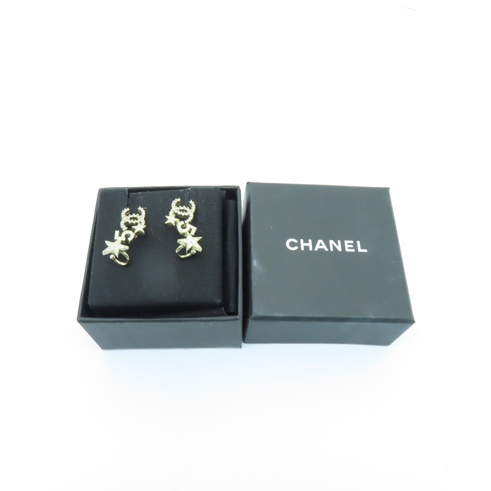 CHANEL 金屬Earrings耳環金色