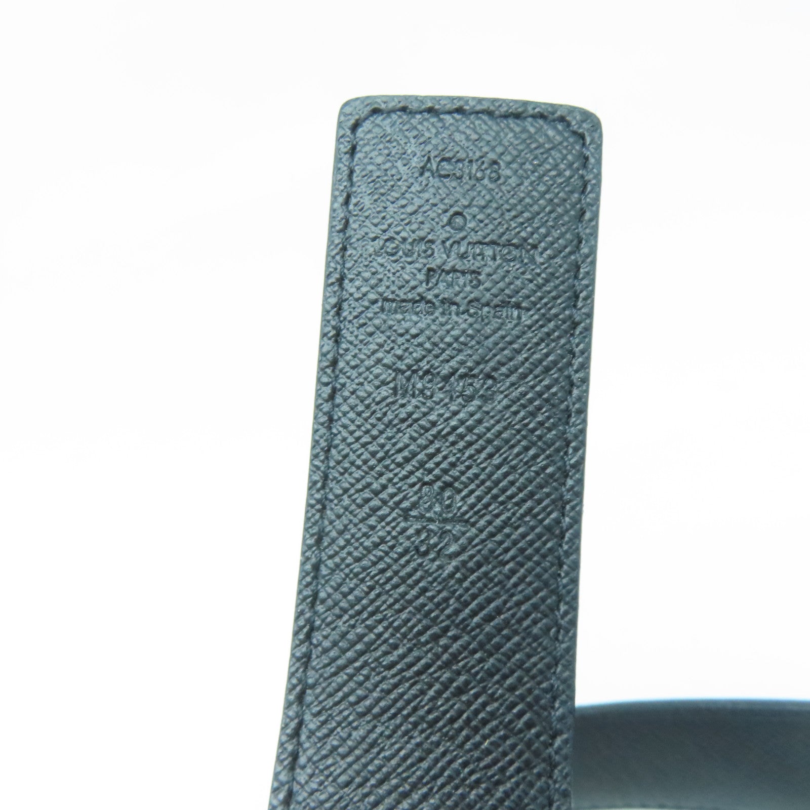LOUIS VUITTON Monogram Belt金扣皮帶啡色