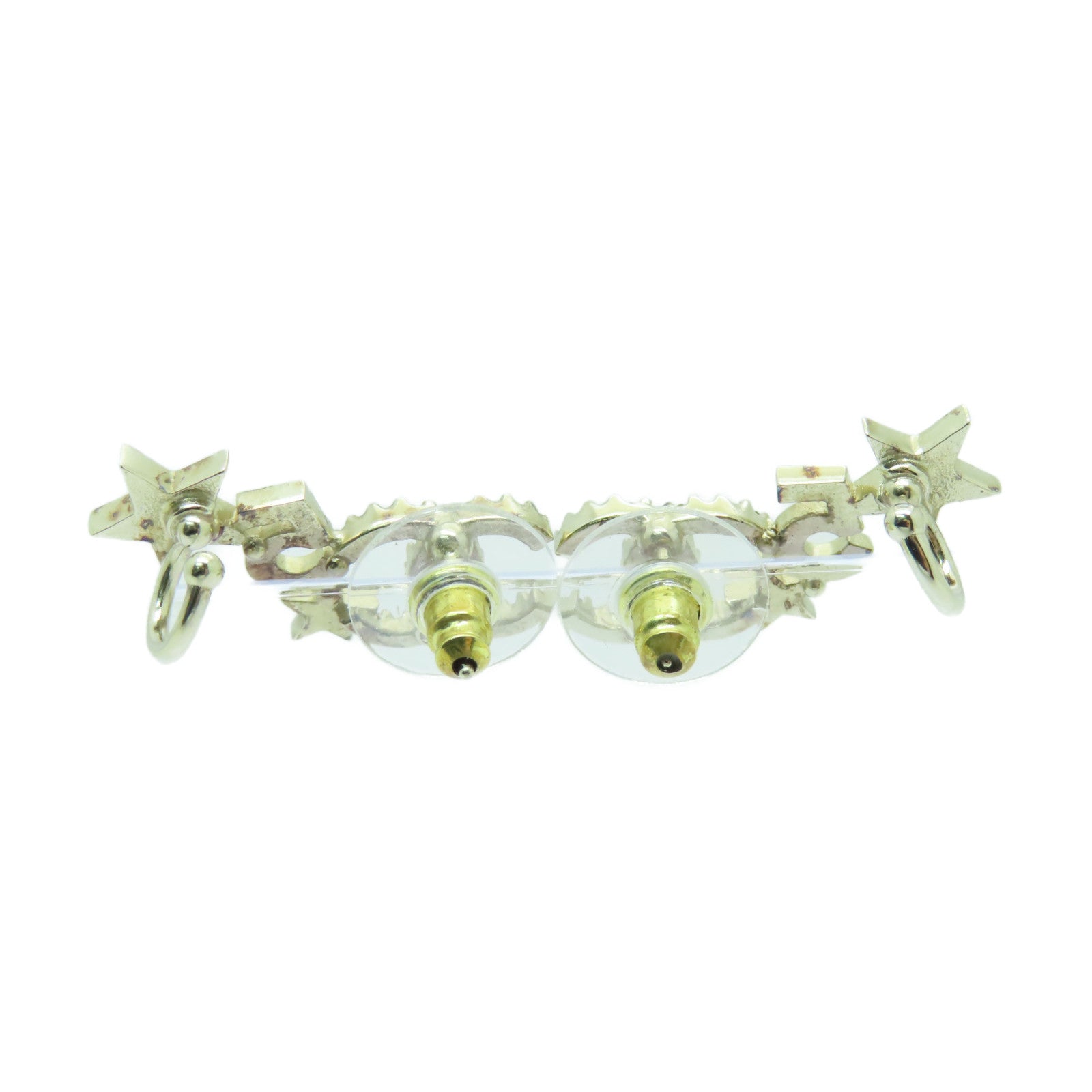 CHANEL 金屬Earrings耳環金色