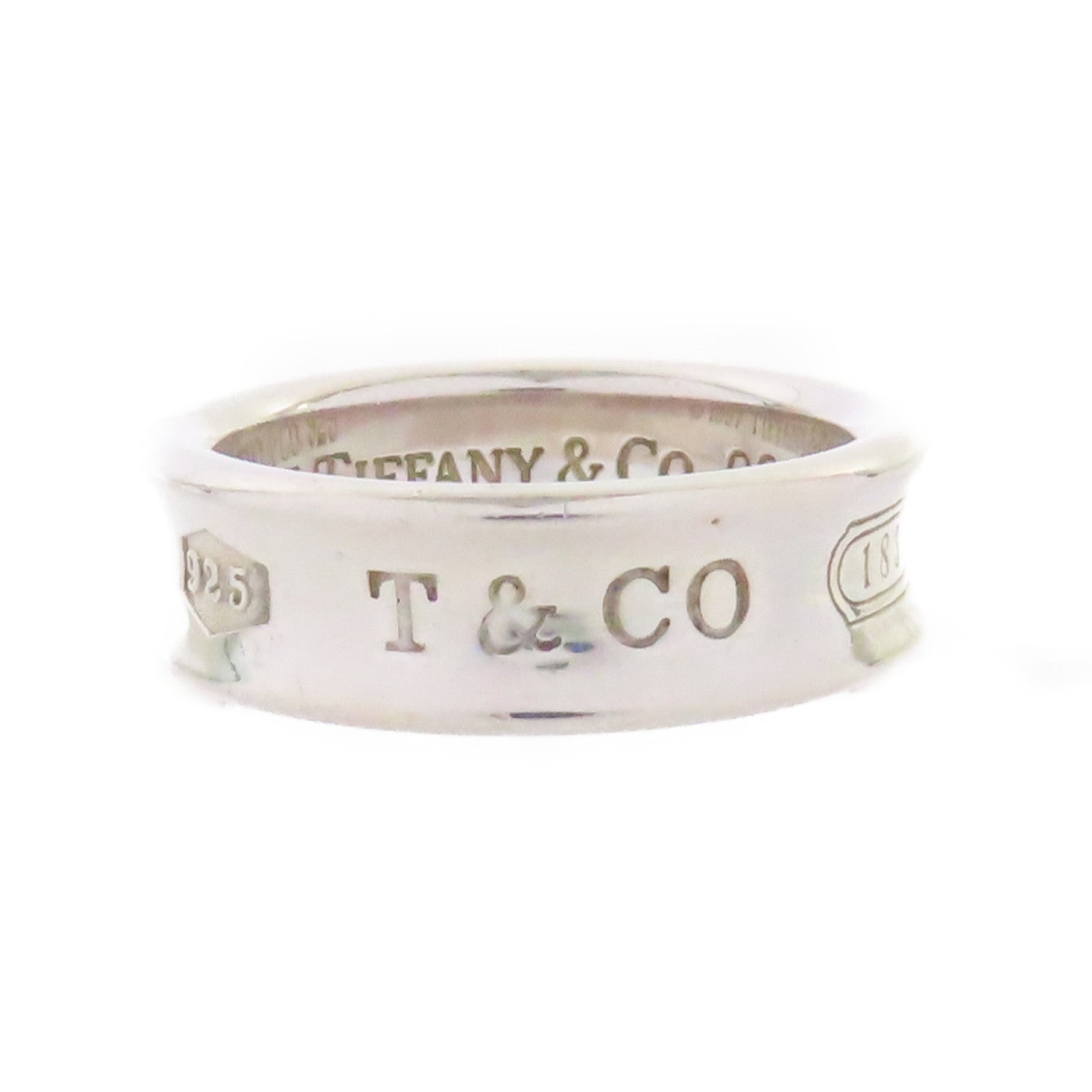 TIFFANY＆CO 925純銀1837 Narrow Ring戒指US#8.5