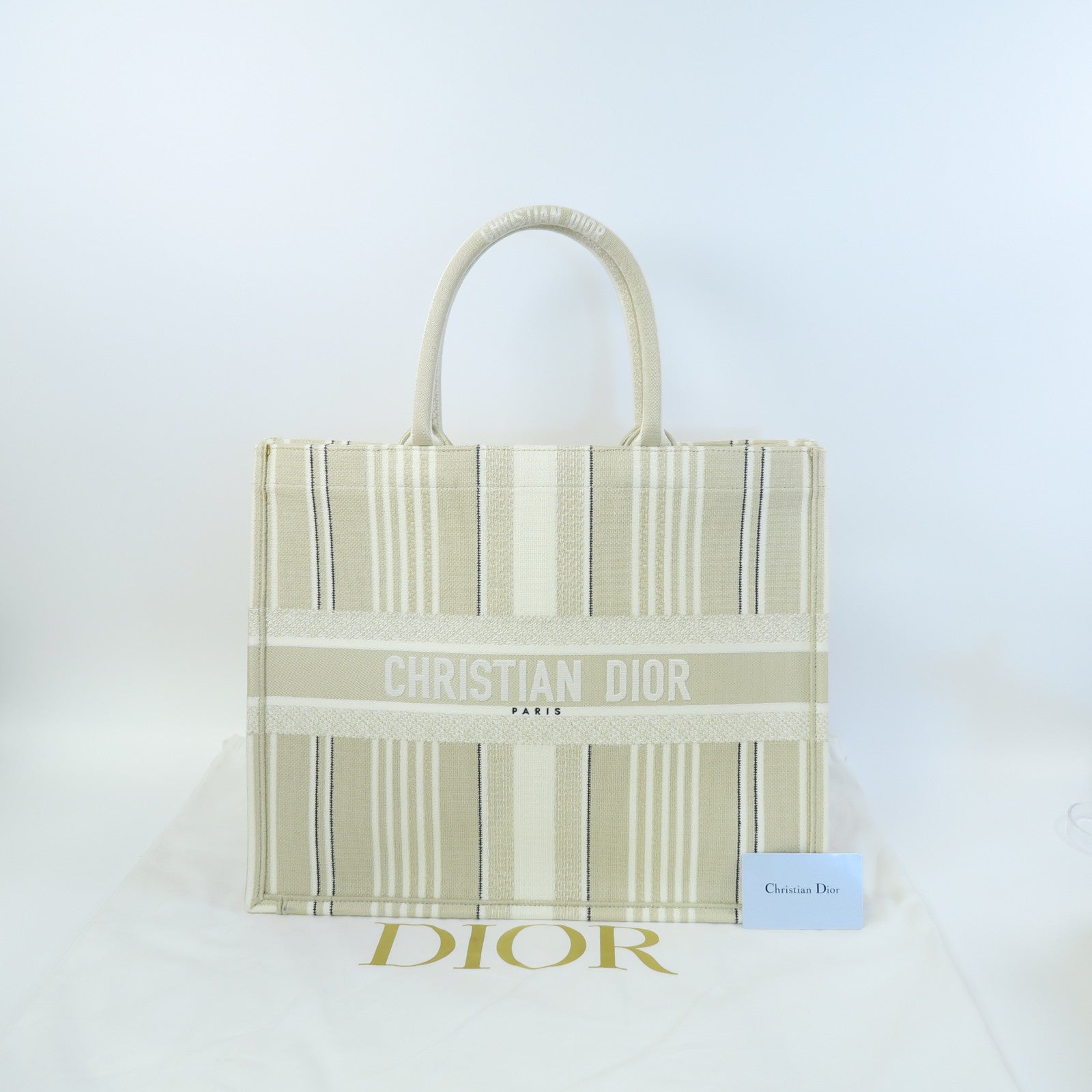 Dior 帆布Book Tote Bag手挽袋白色