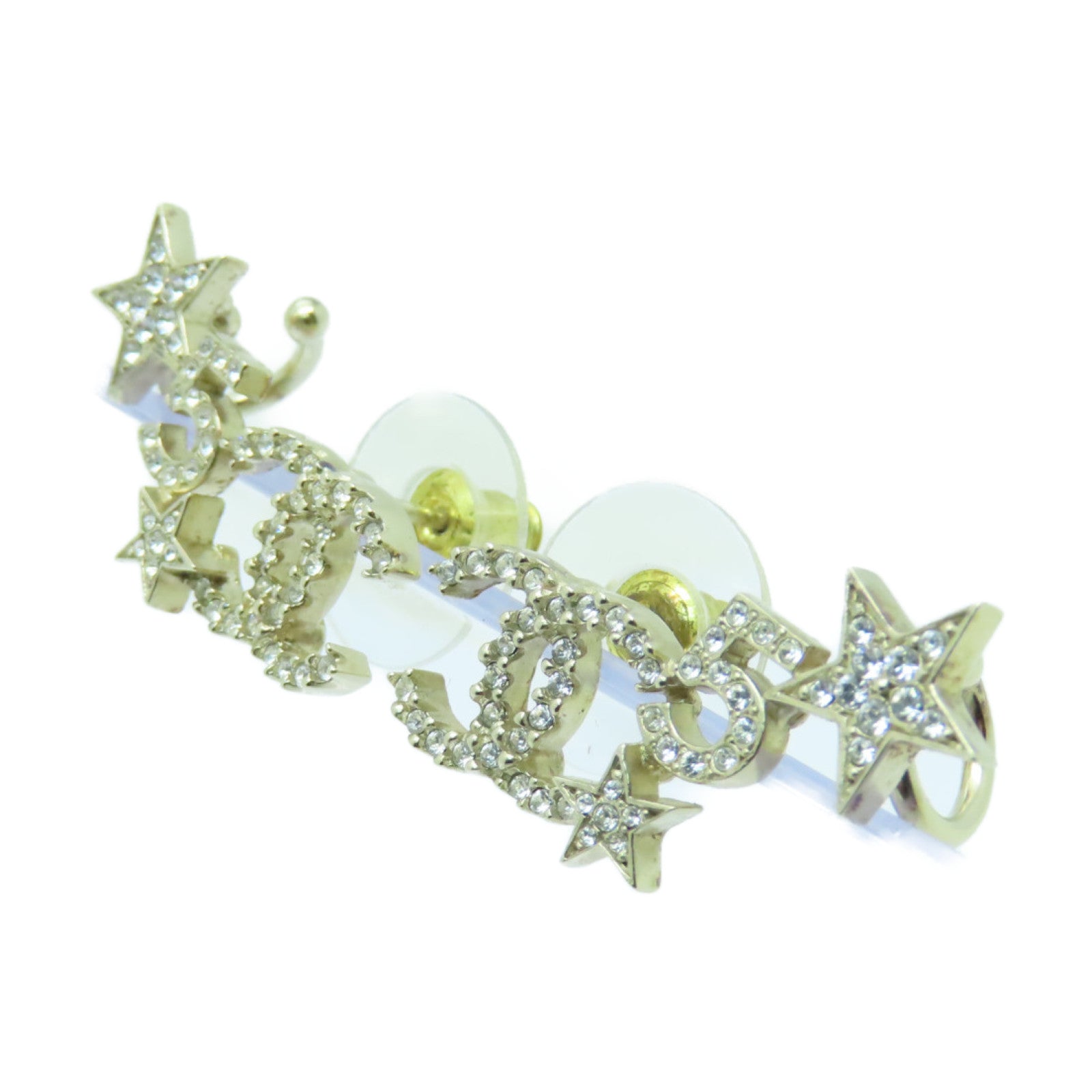 CHANEL 金屬Earrings耳環金色