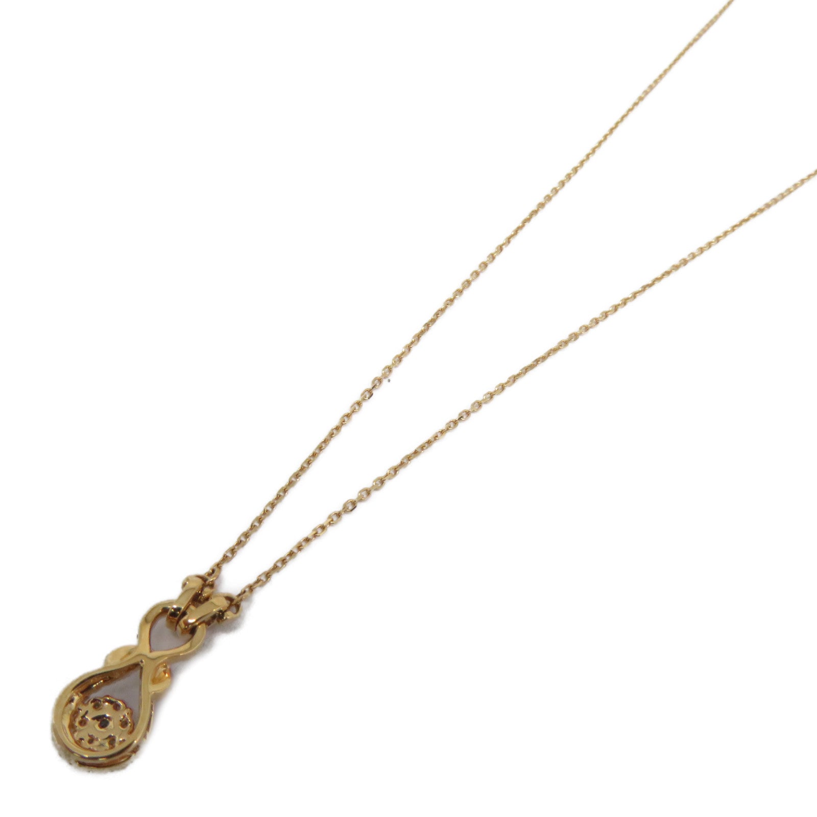 JEWELRY 【激減優惠】18K玫瑰金Diamond Necklace 0.147ct/0.076ct鑽石項鍊