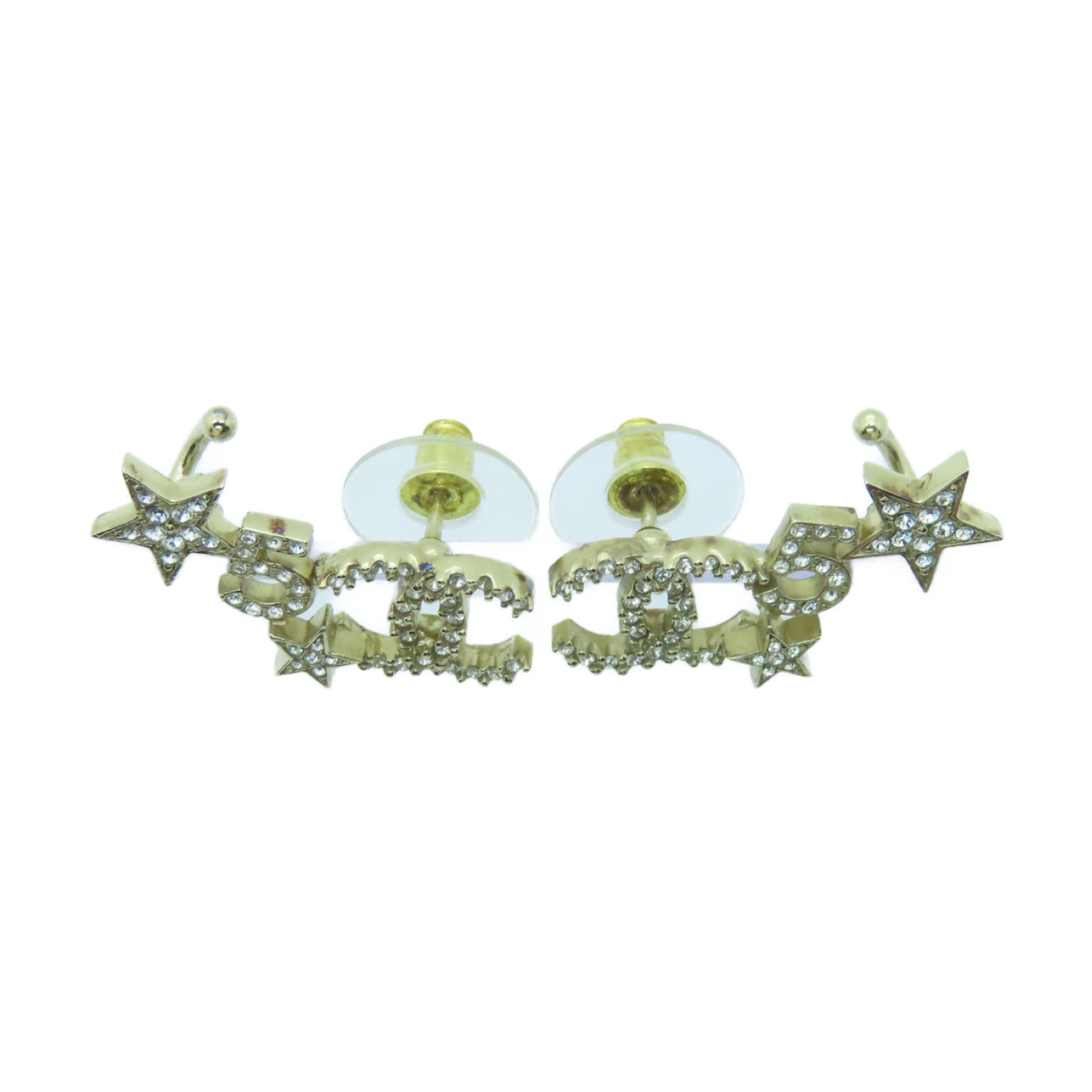 CHANEL 金屬Earrings耳環金色