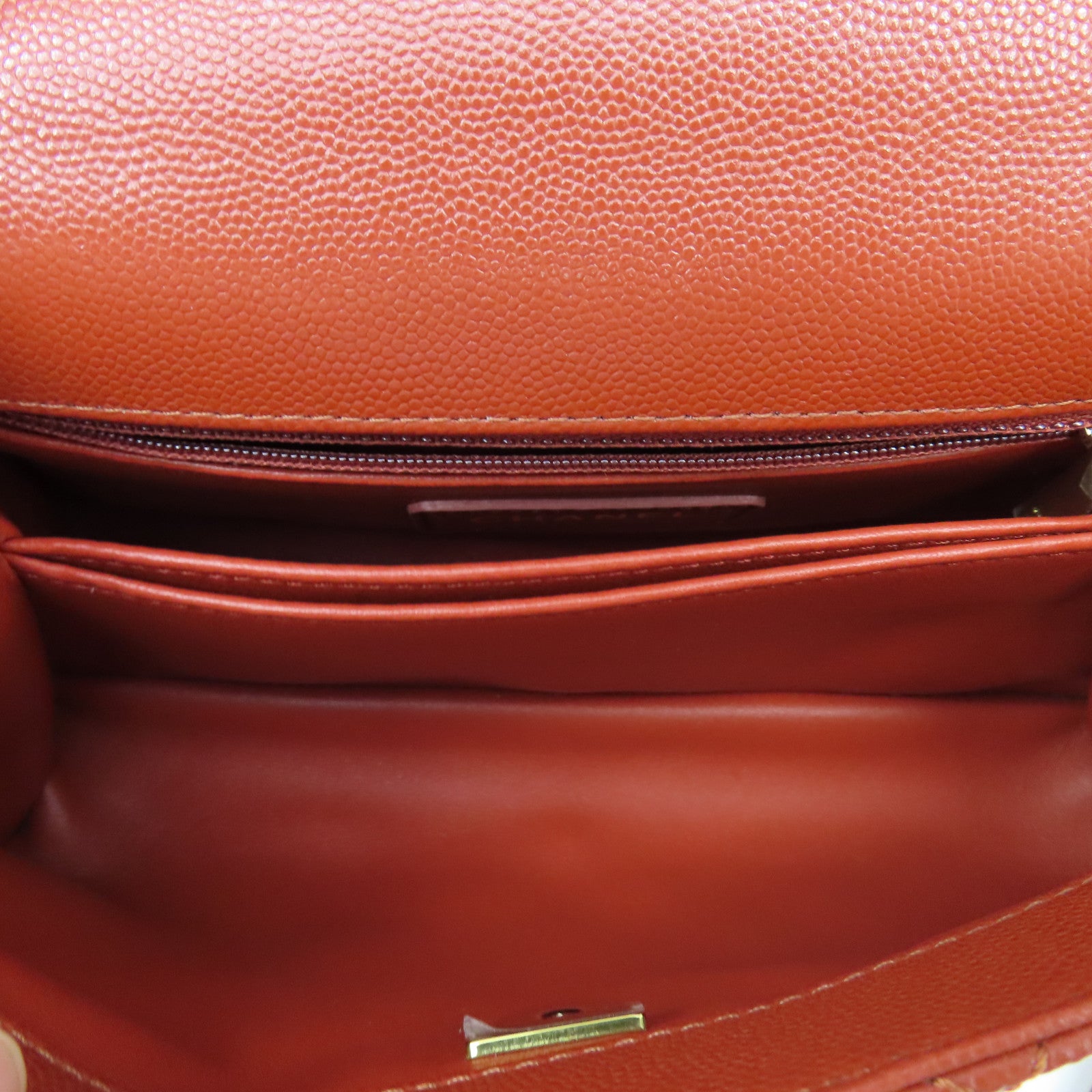 CHANEL Rhombus Cowhide Leather CoCo Handle Gold Buckle Chain Belt Handle Shoulder Back Dual-purpose Bag Red