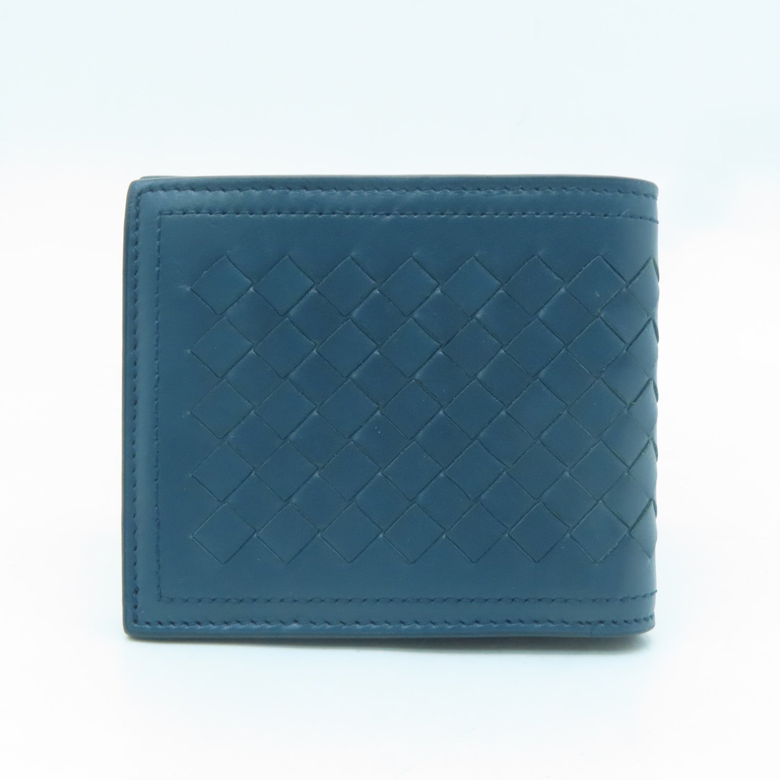 BOTTEGA VENETA Wallet in cowhide leather blue