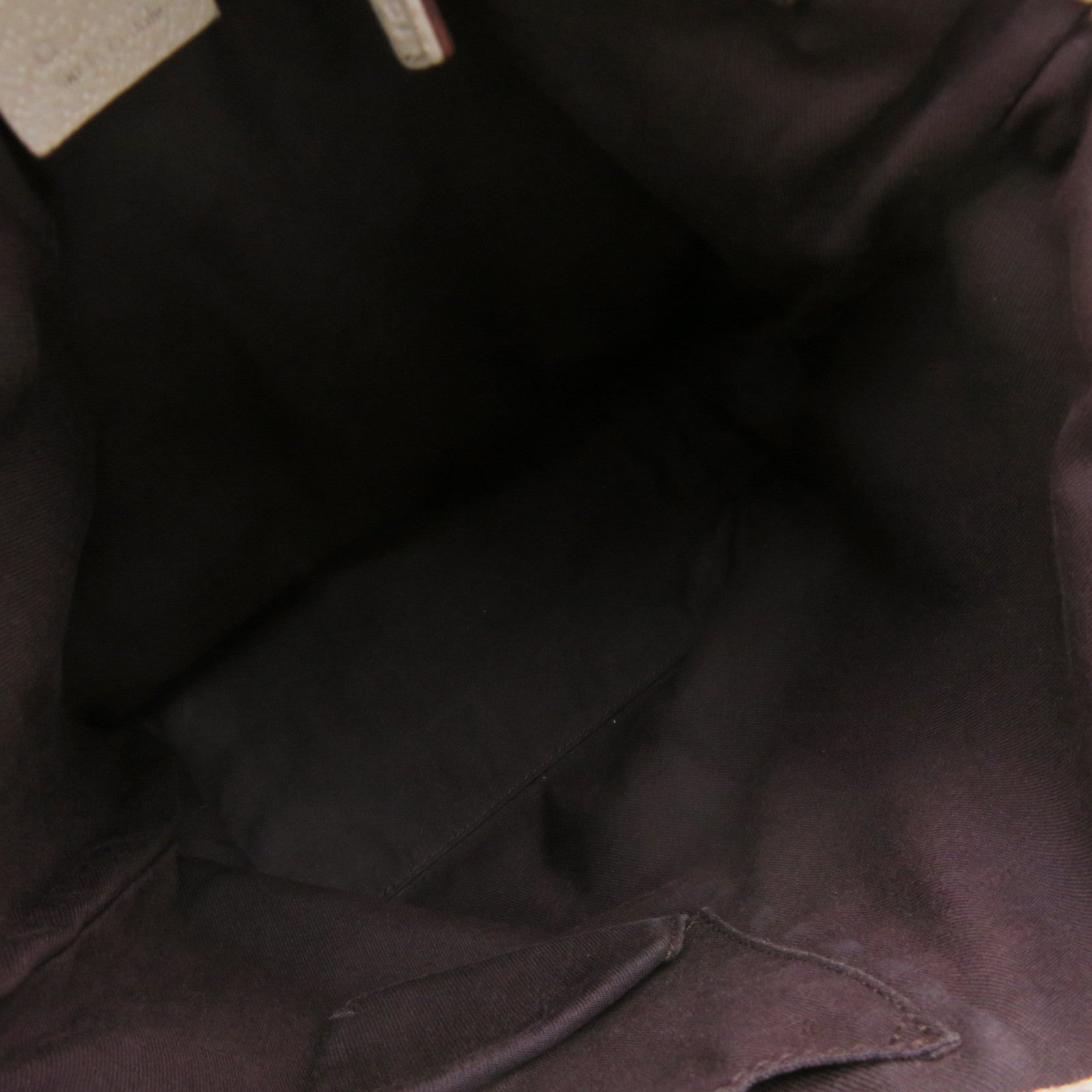 GUCCI GG Canvas Shoulder Bag Brown