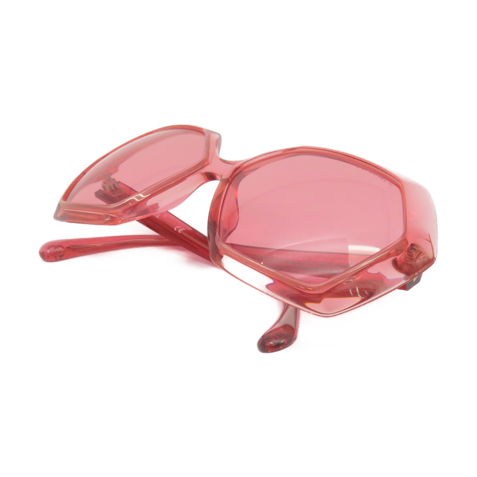 CHANEL PVC Sunglasses太陽眼鏡紅色