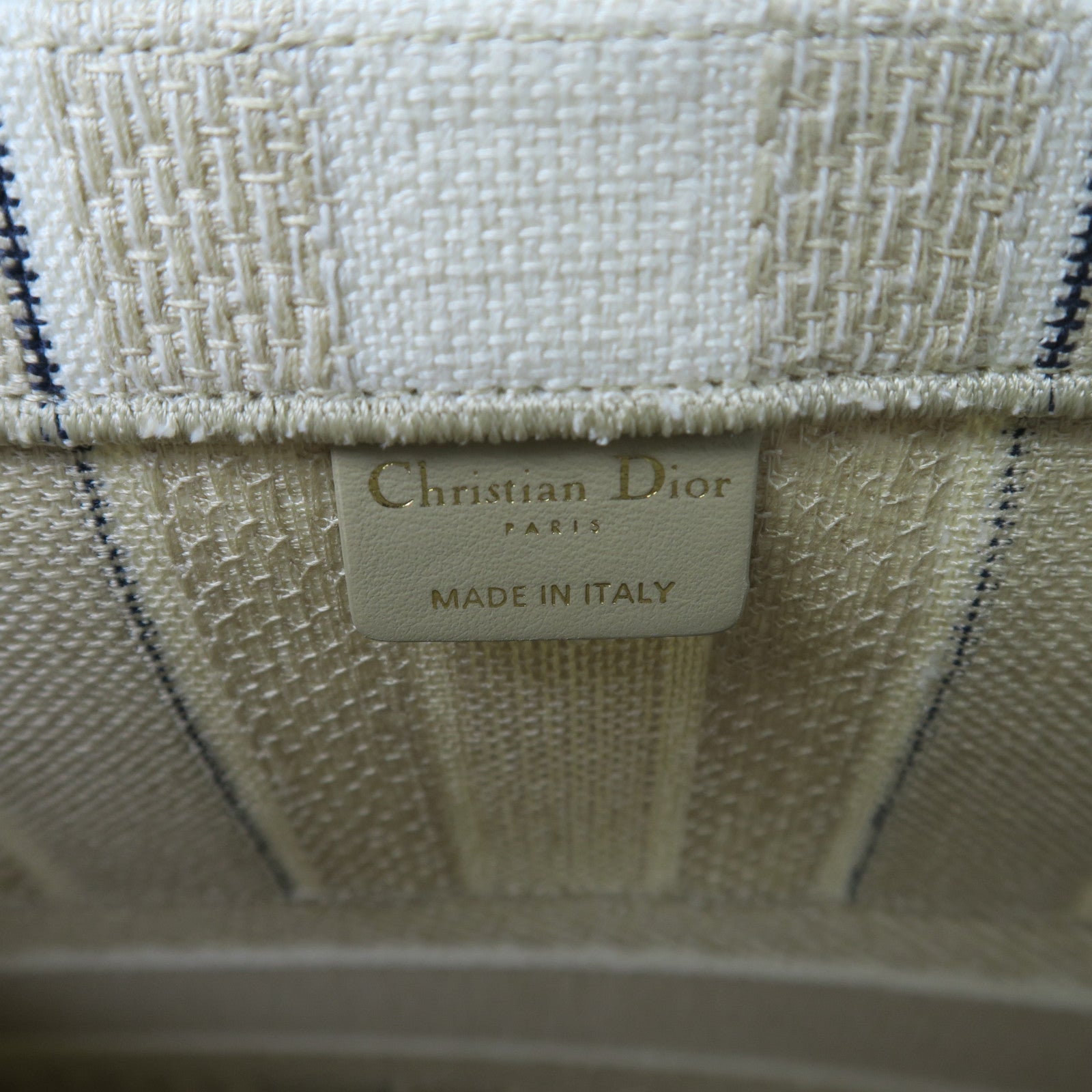 Dior 帆布Book Tote Bag手挽袋白色