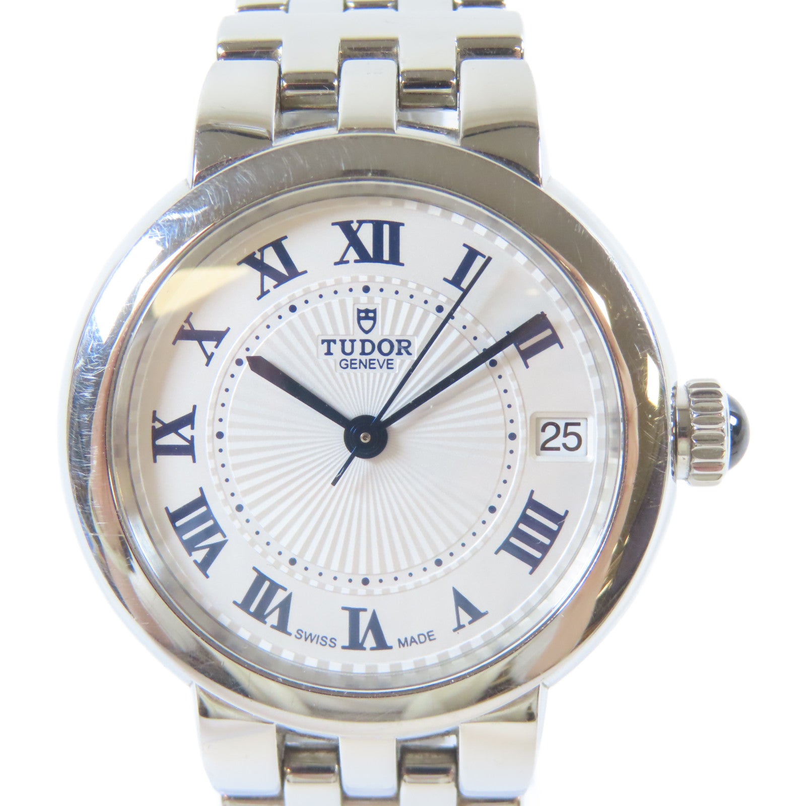 TUDOR Clair de Rose 32MM不鏽鋼手錶自動機芯白色#16.5cm