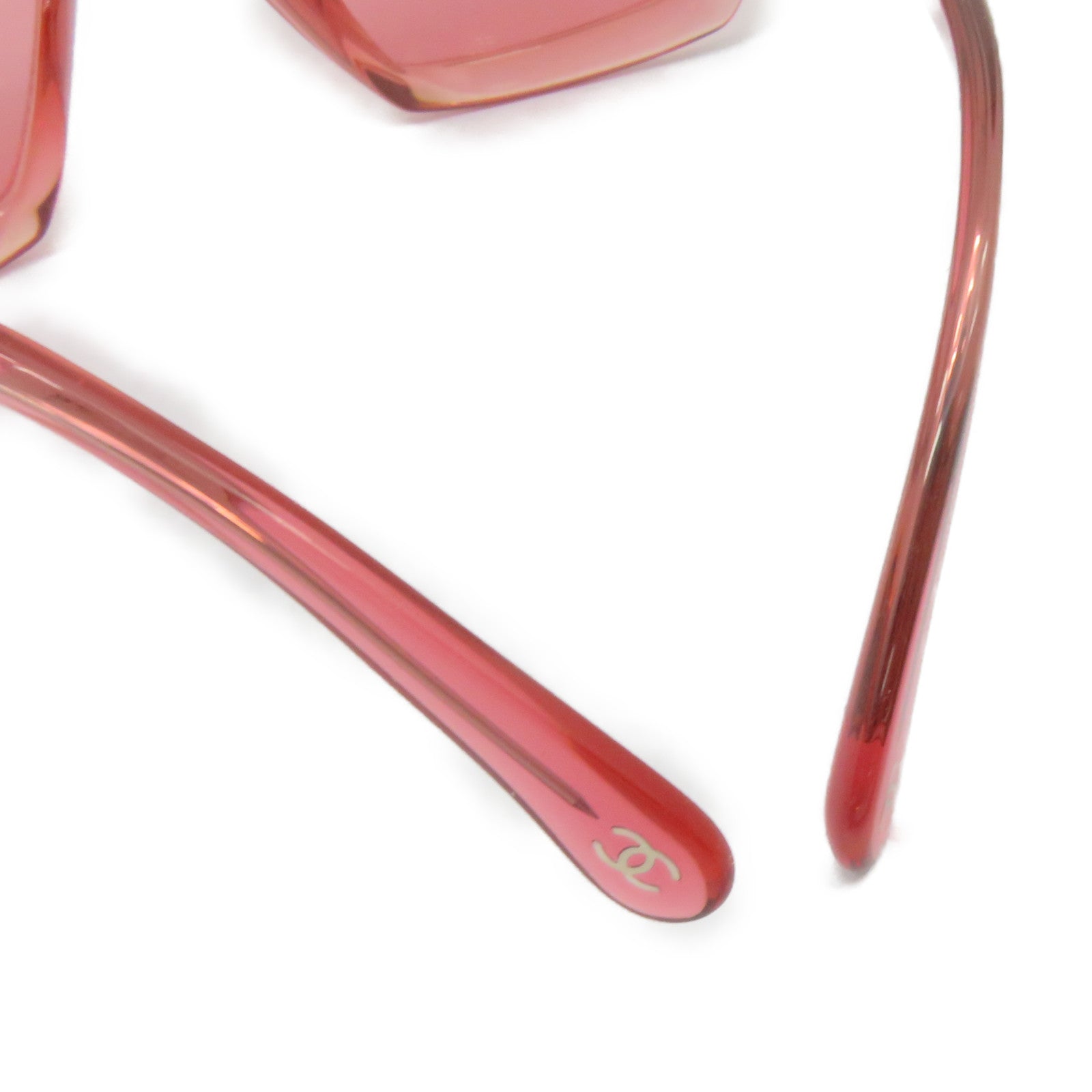 CHANEL PVC Sunglasses太陽眼鏡紅色