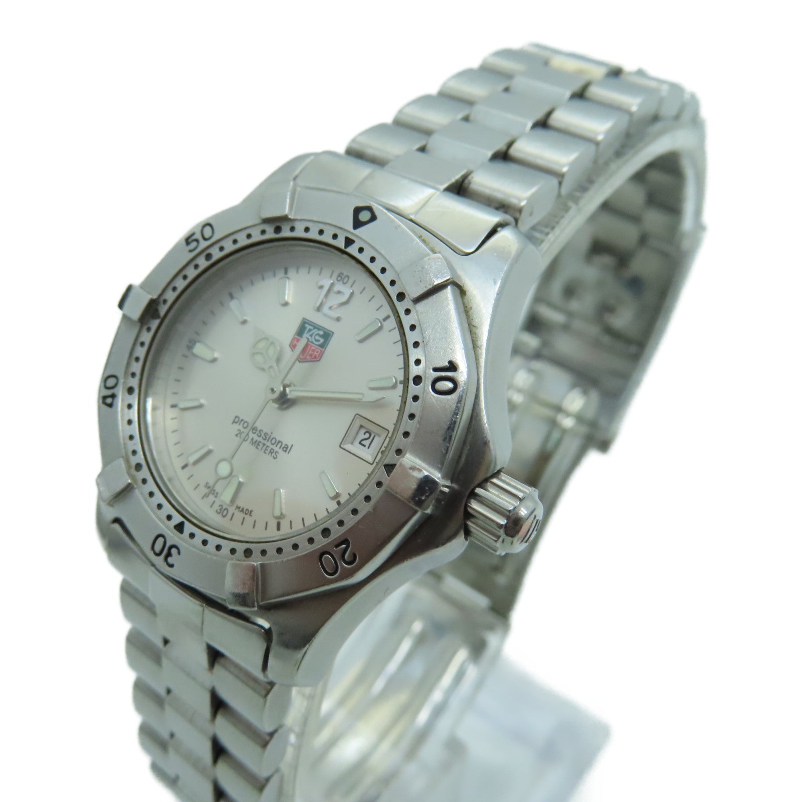 TAG HEUER Professional 28mm不鏽鋼手錶石英機芯銀色