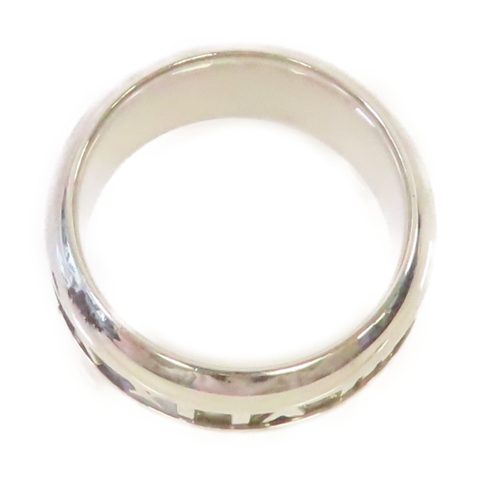 TIFFANY＆CO 925純銀Atlas Band Ring戒指US#8.5