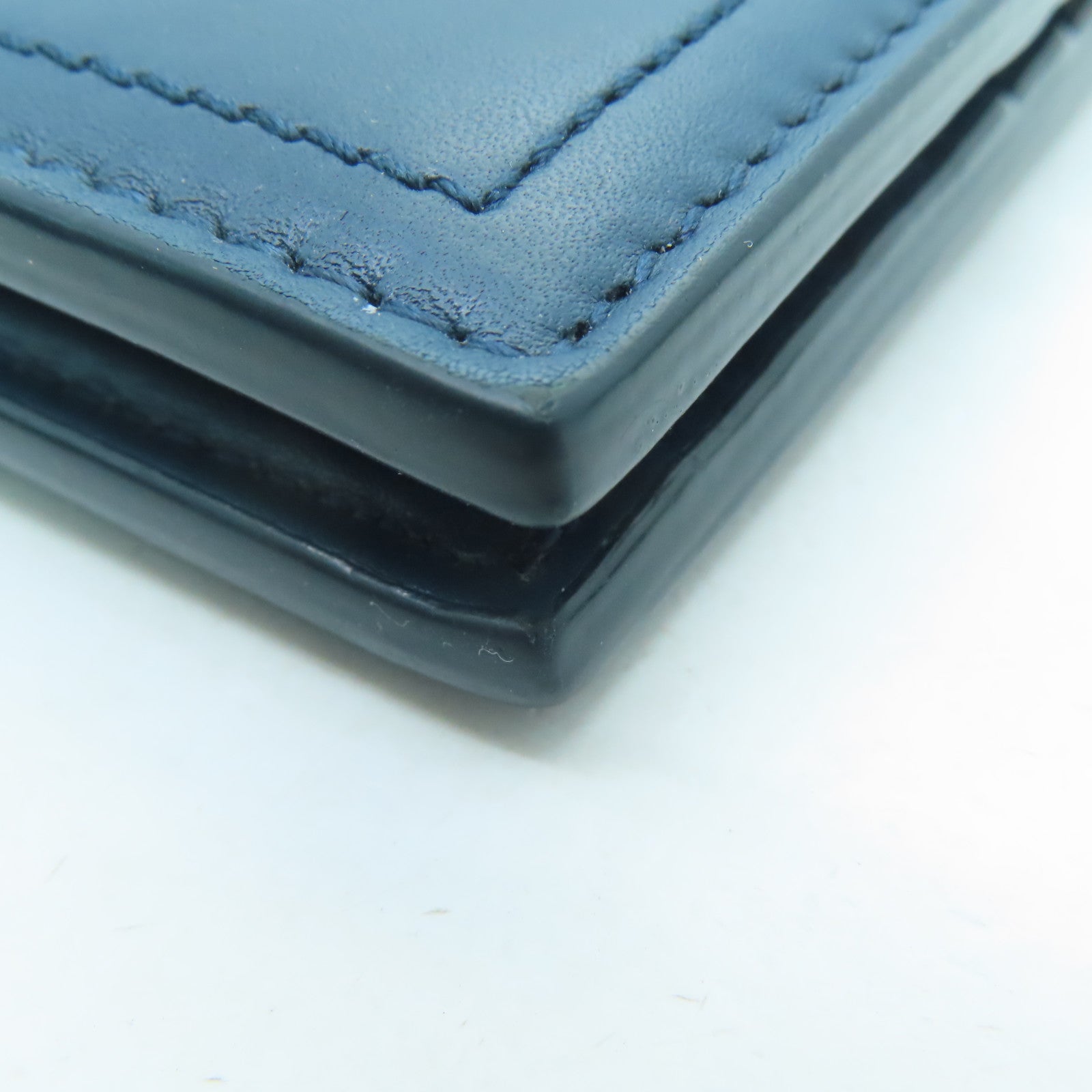 BOTTEGA VENETA Wallet in cowhide leather blue