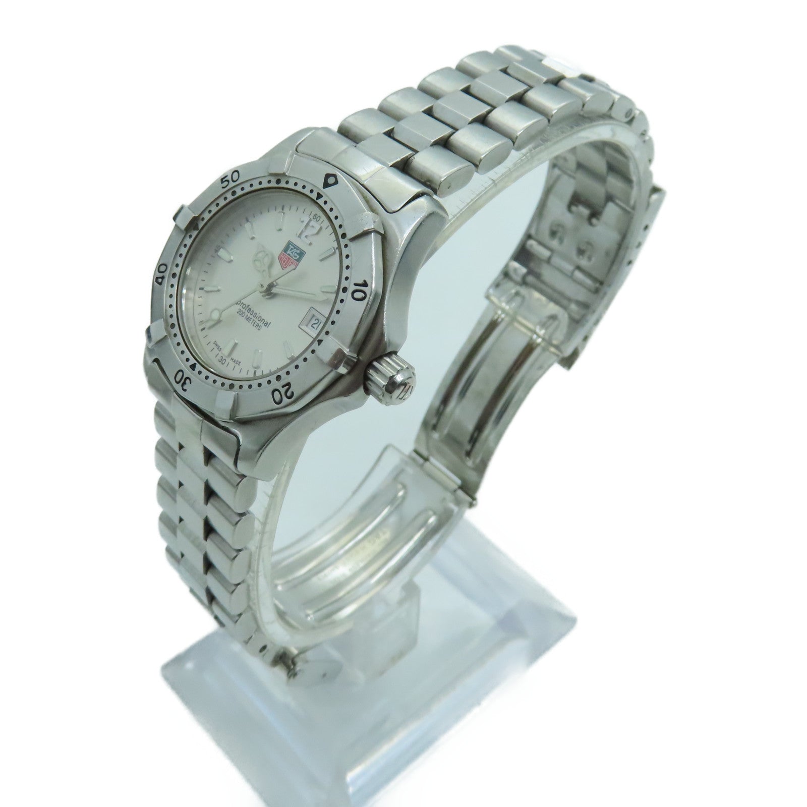 TAG HEUER Professional 28mm不鏽鋼手錶石英機芯銀色
