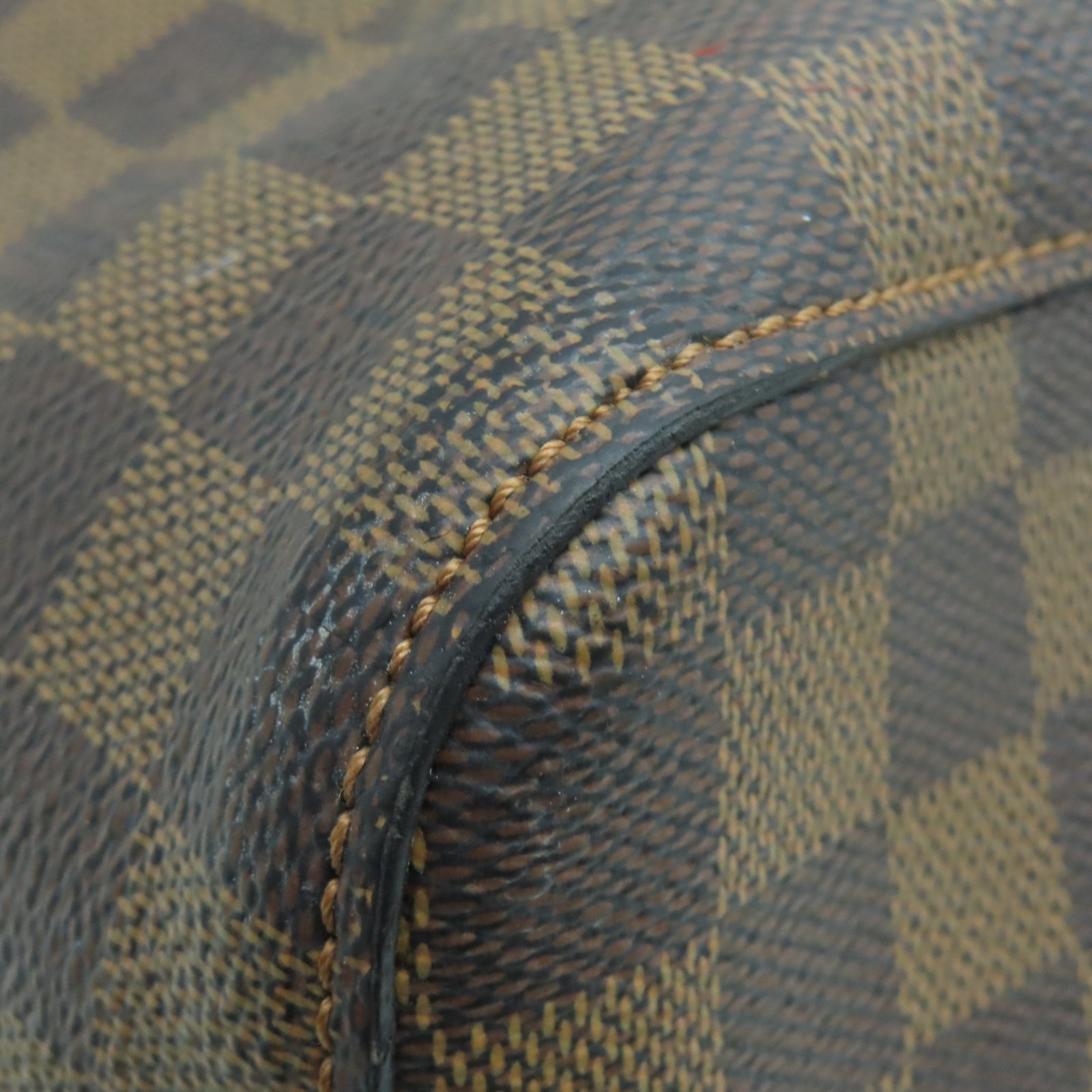 LOUIS VUITTON Damier Neonoe金扣肩背袋棕色